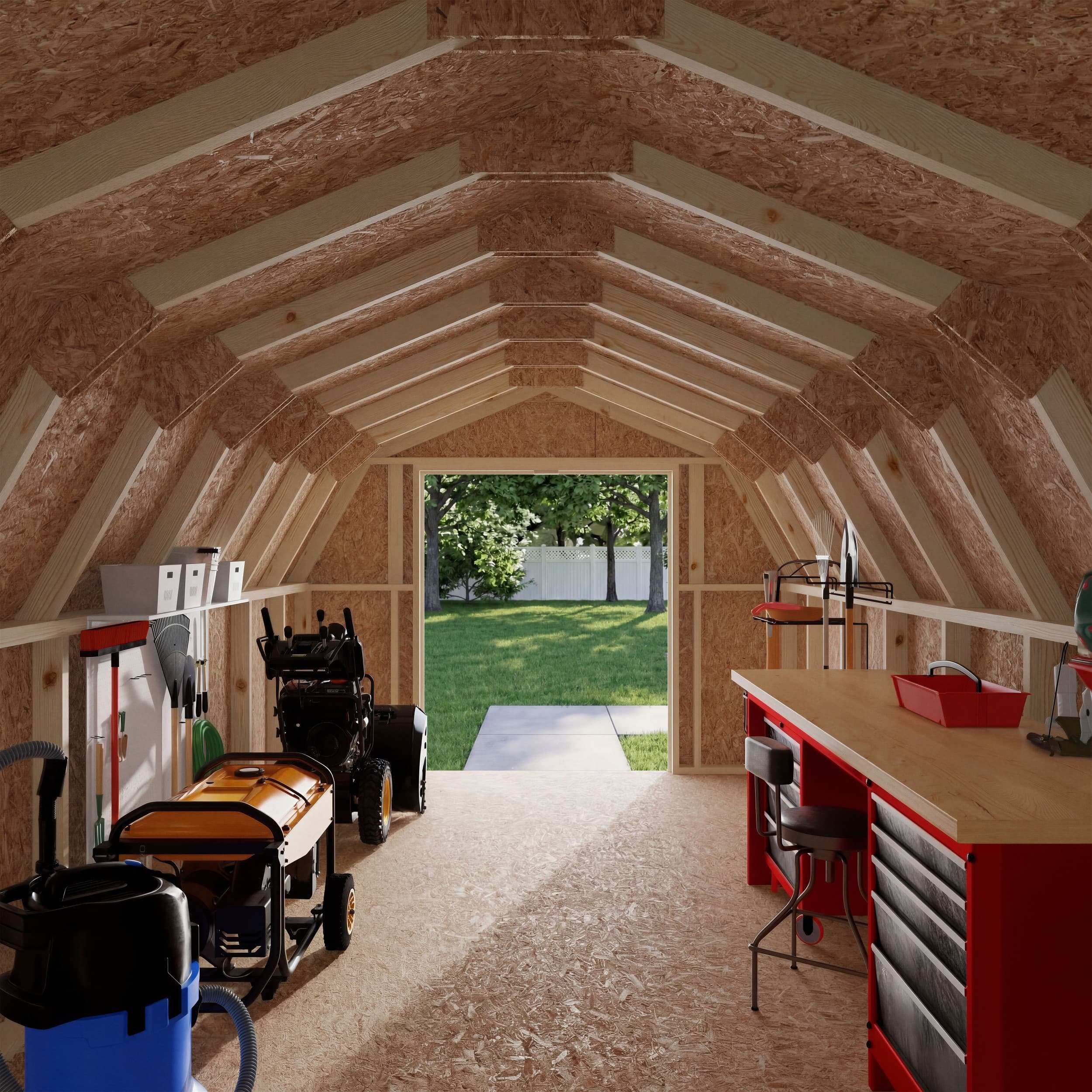 Value Gambrel 4' Barn Shed