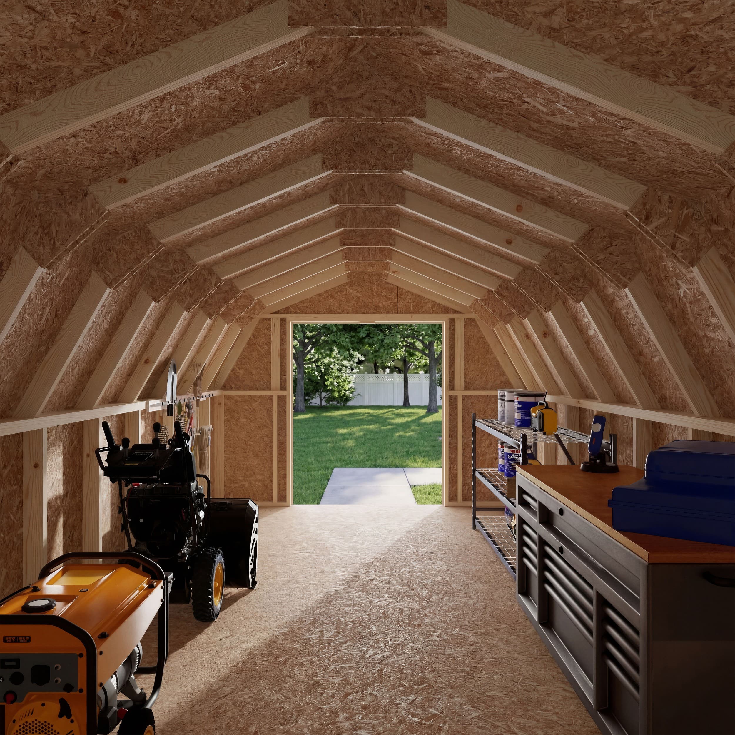 Value Gambrel 4' Barn Shed