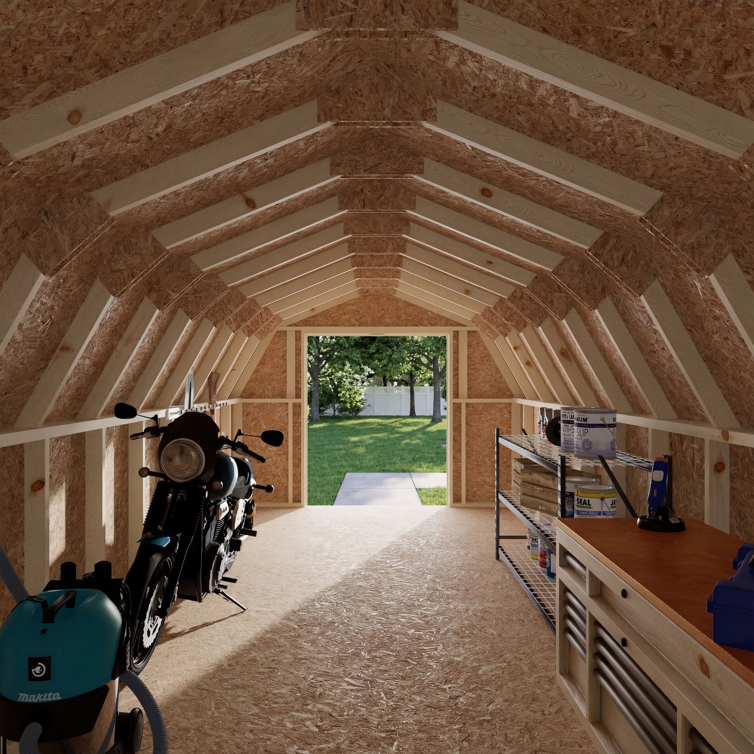 Value Gambrel 4' Barn Shed