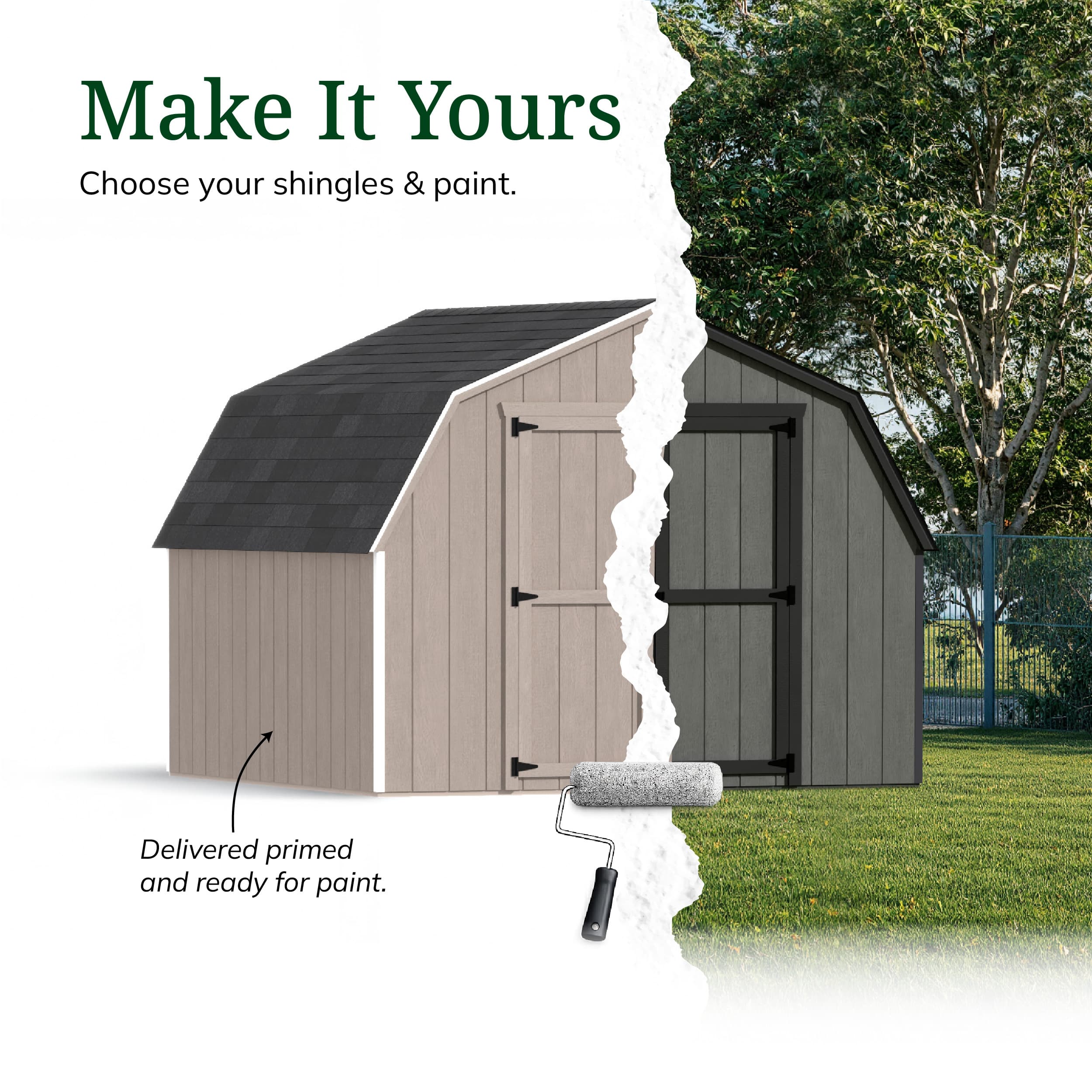 Value Gambrel 4' Barn Shed