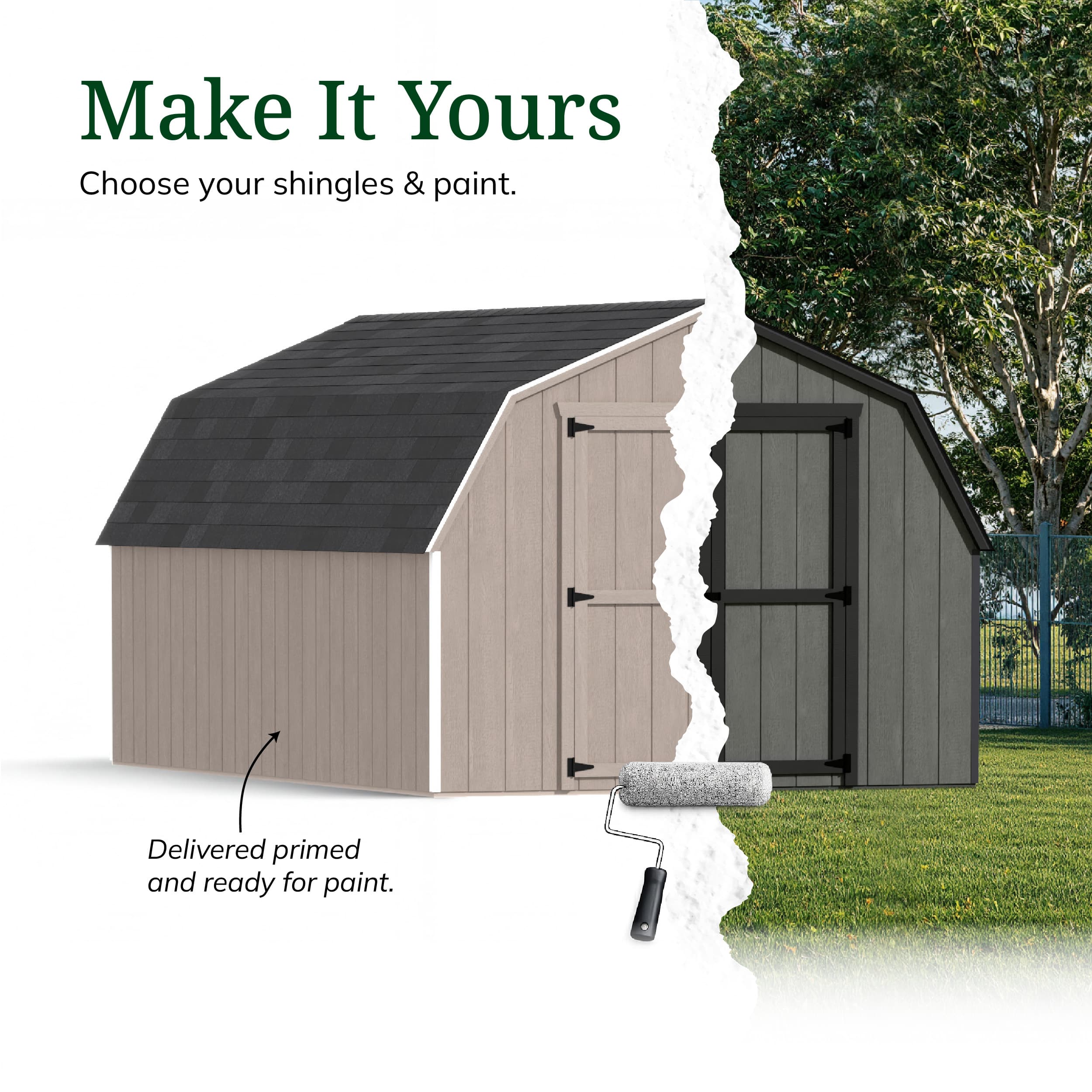 Value Gambrel 4' Barn Shed