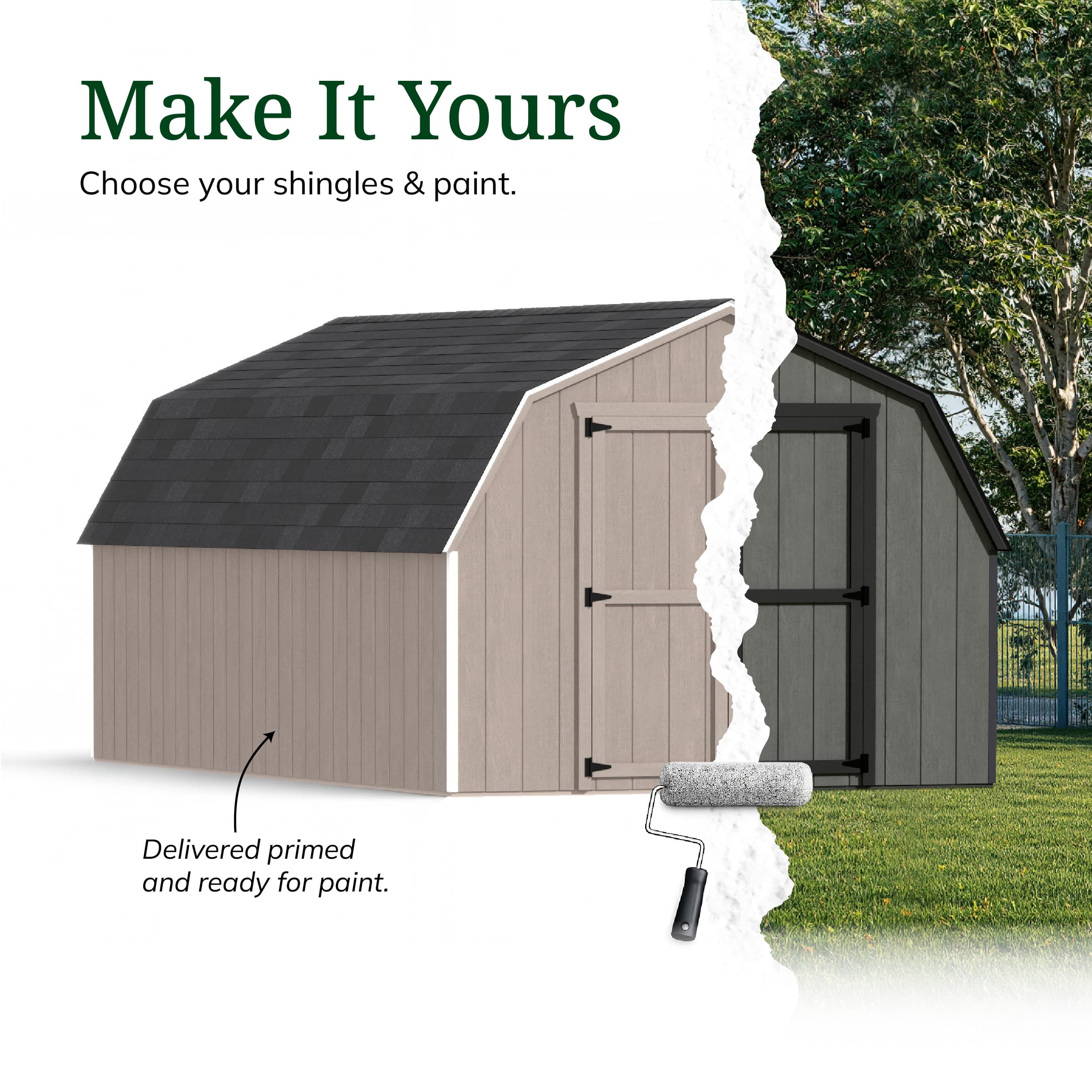 Value Gambrel 4' Barn Shed