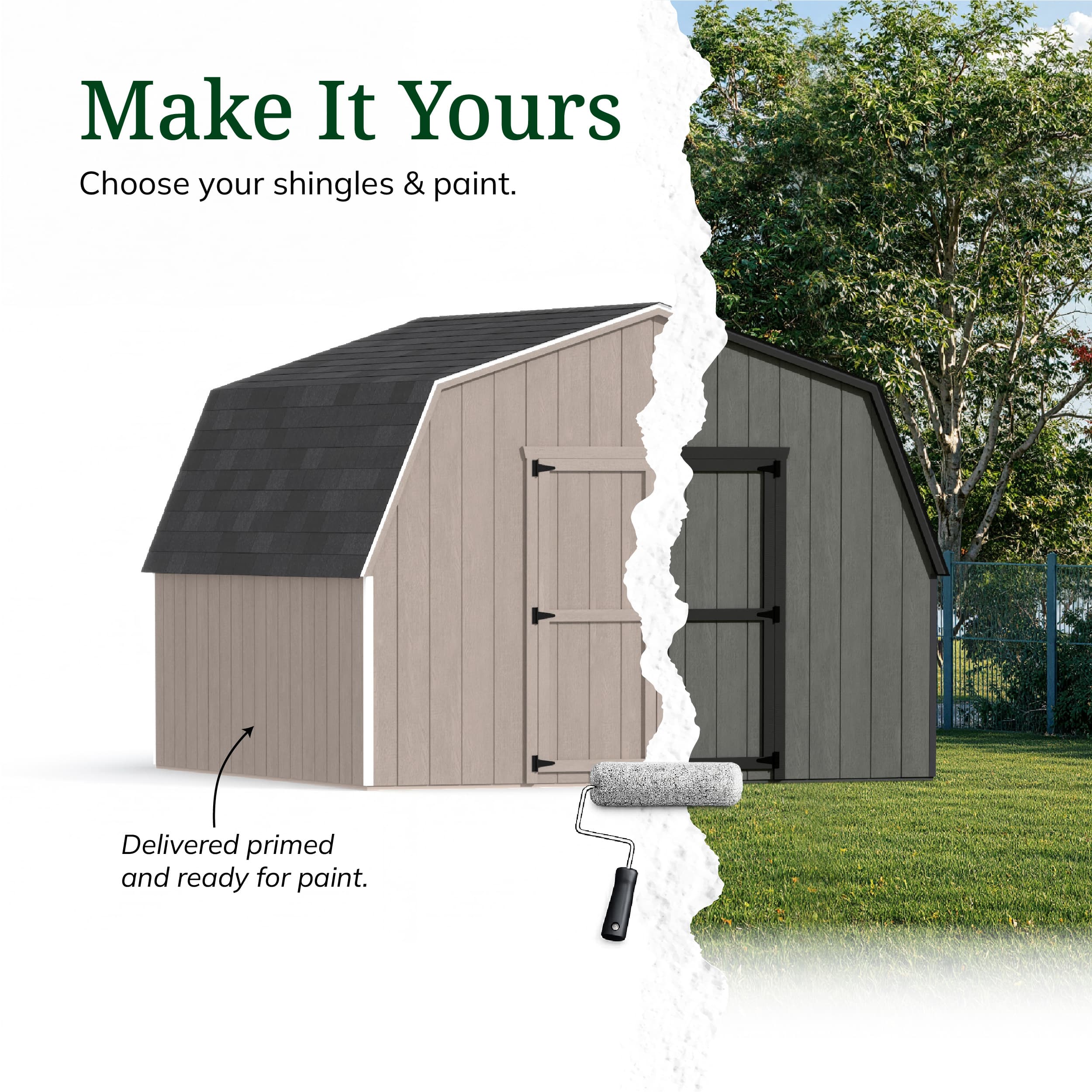 Value Gambrel 4' Barn Shed