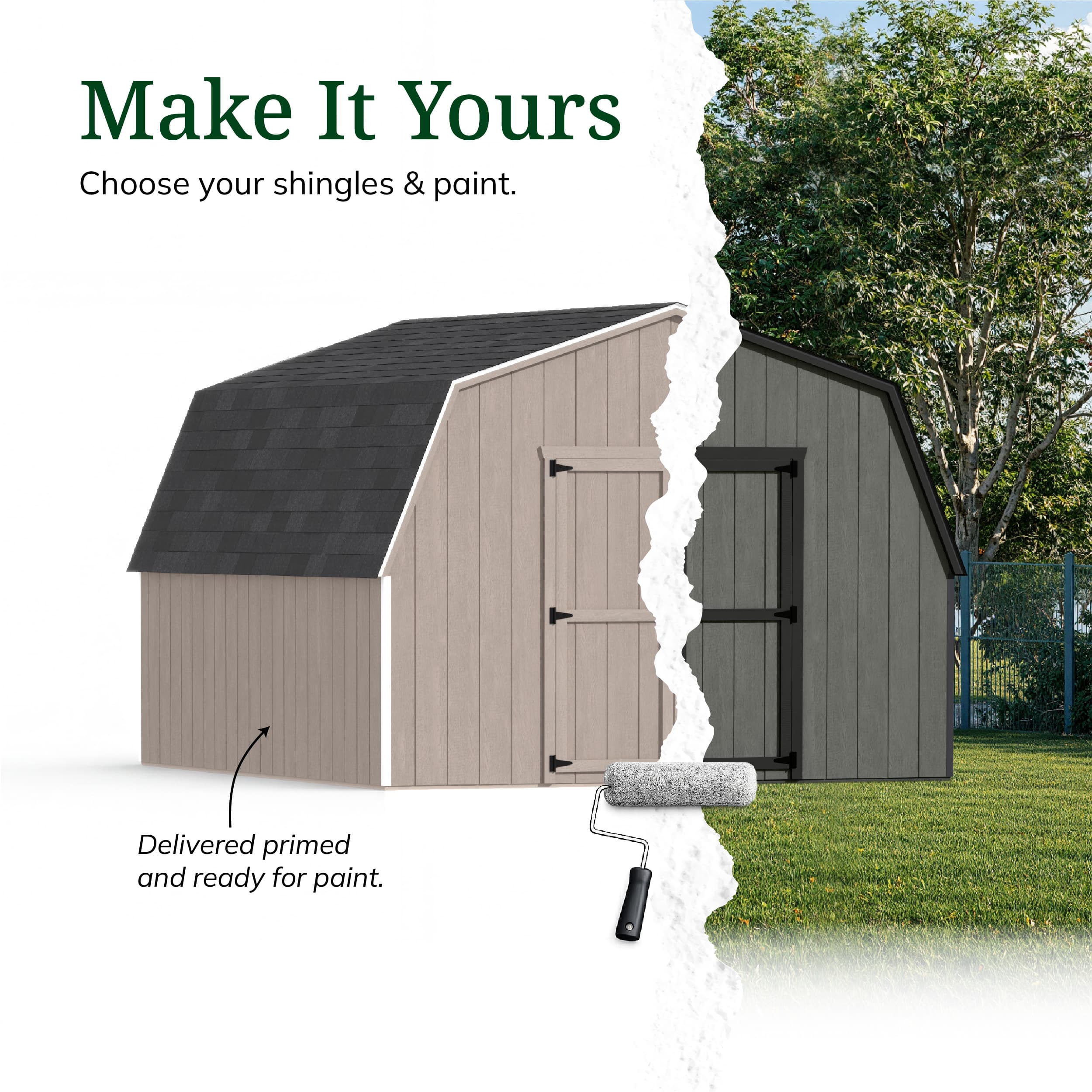 Value Gambrel 4' Barn Shed