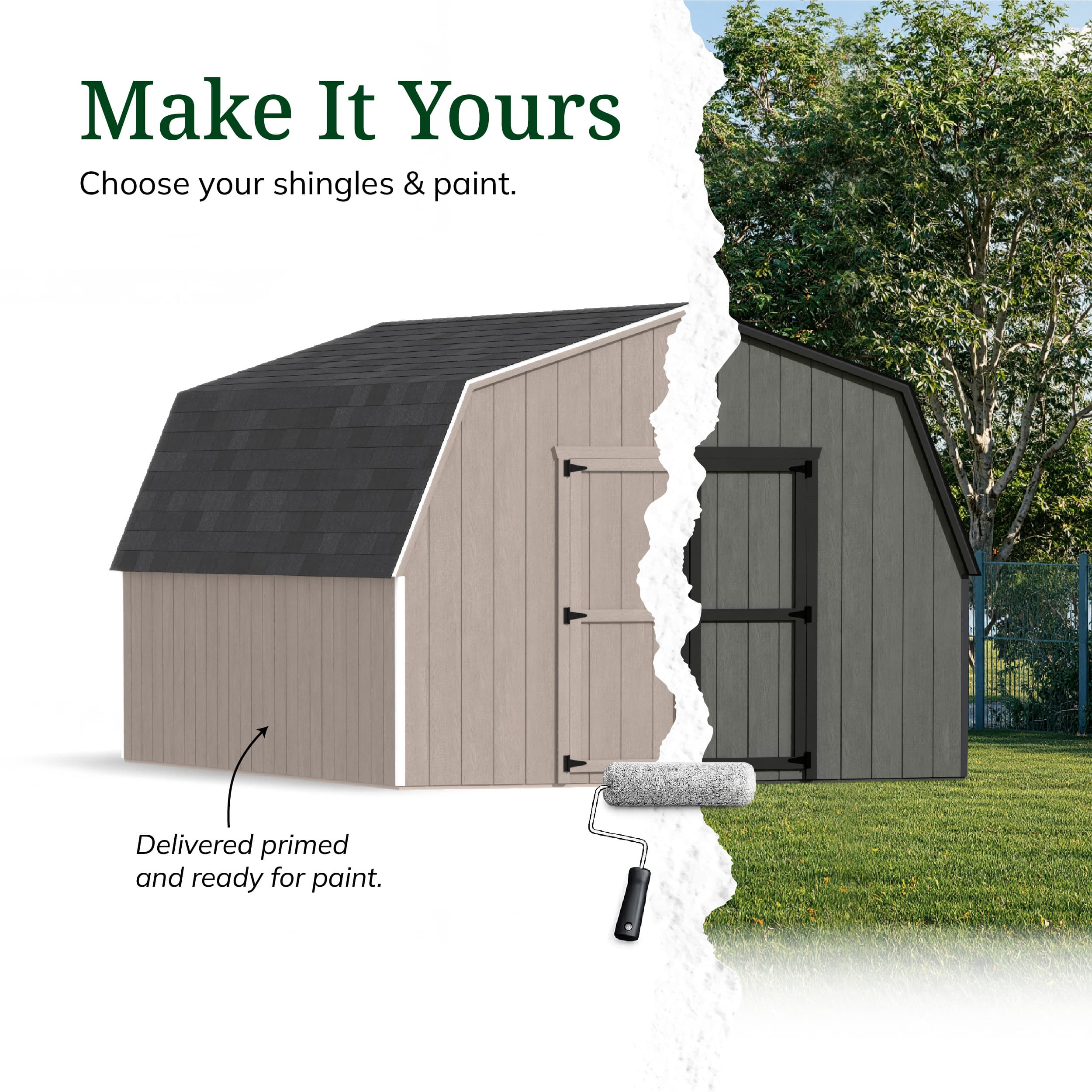 Value Gambrel 4' Barn Shed