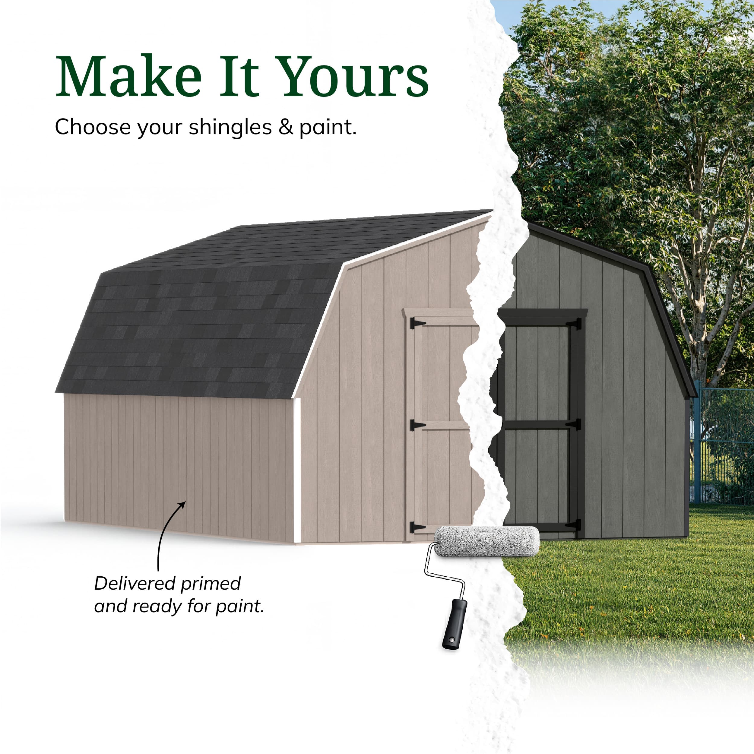Value Gambrel 4' Barn Shed
