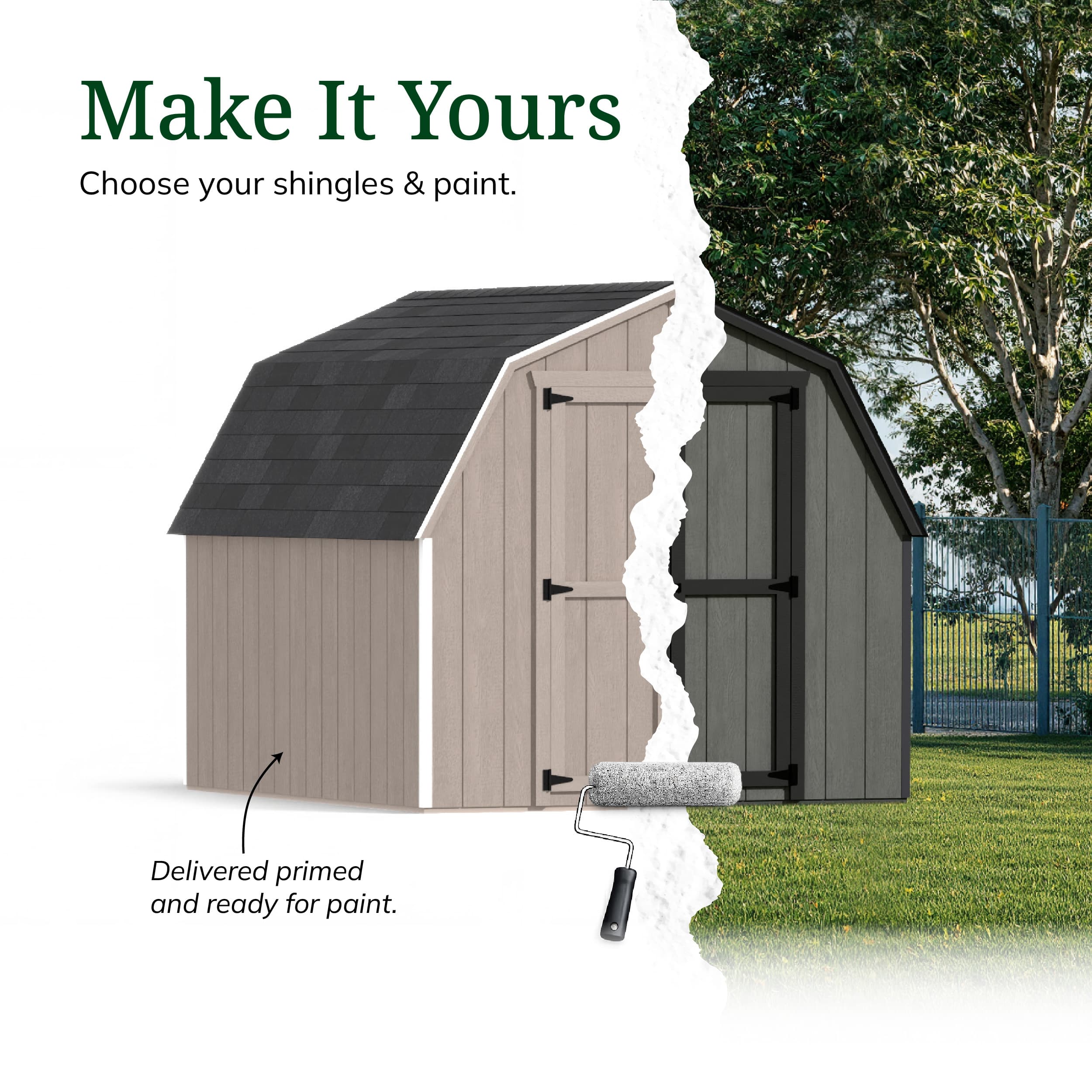 Value Gambrel 4' Barn Shed
