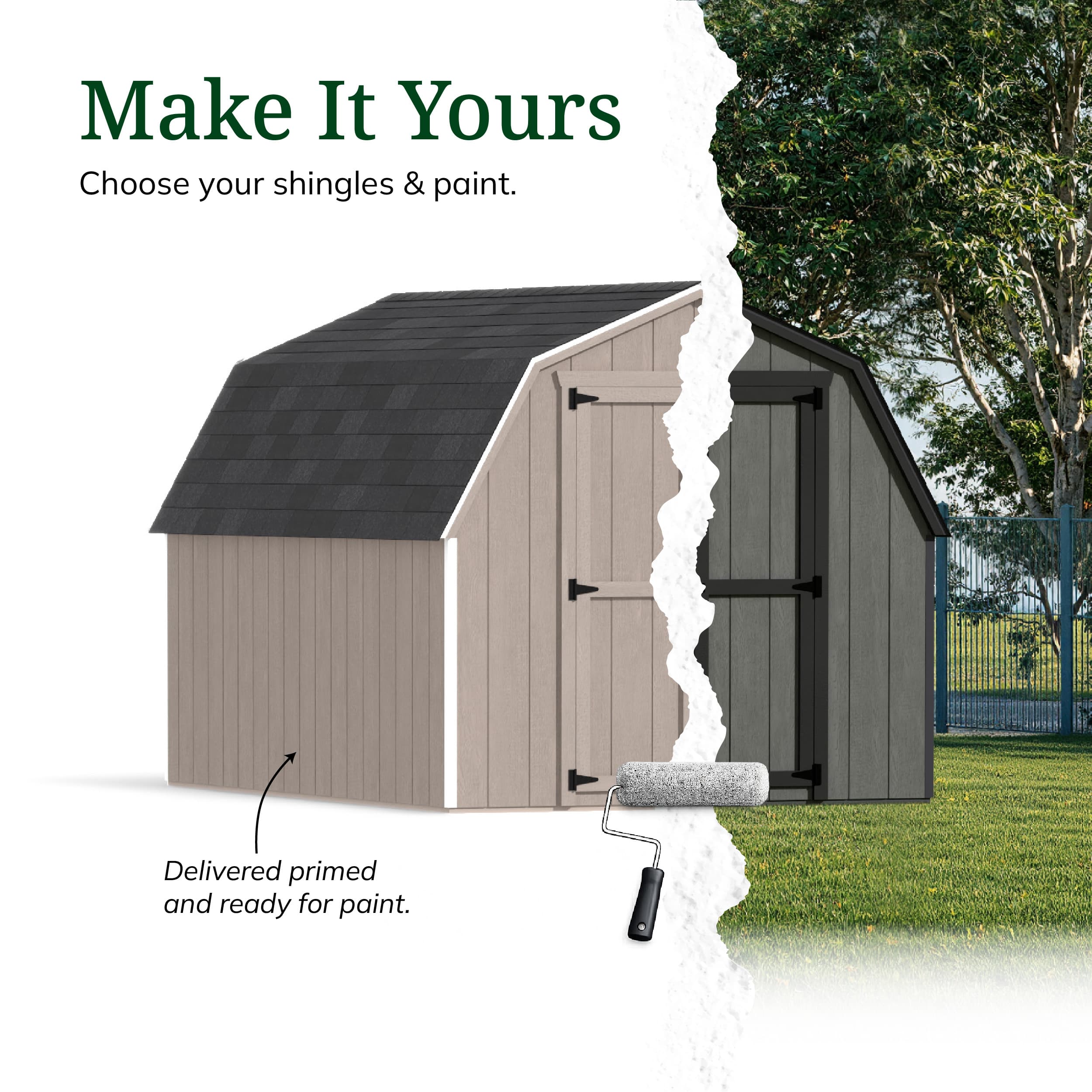 Value Gambrel 4' Barn Shed