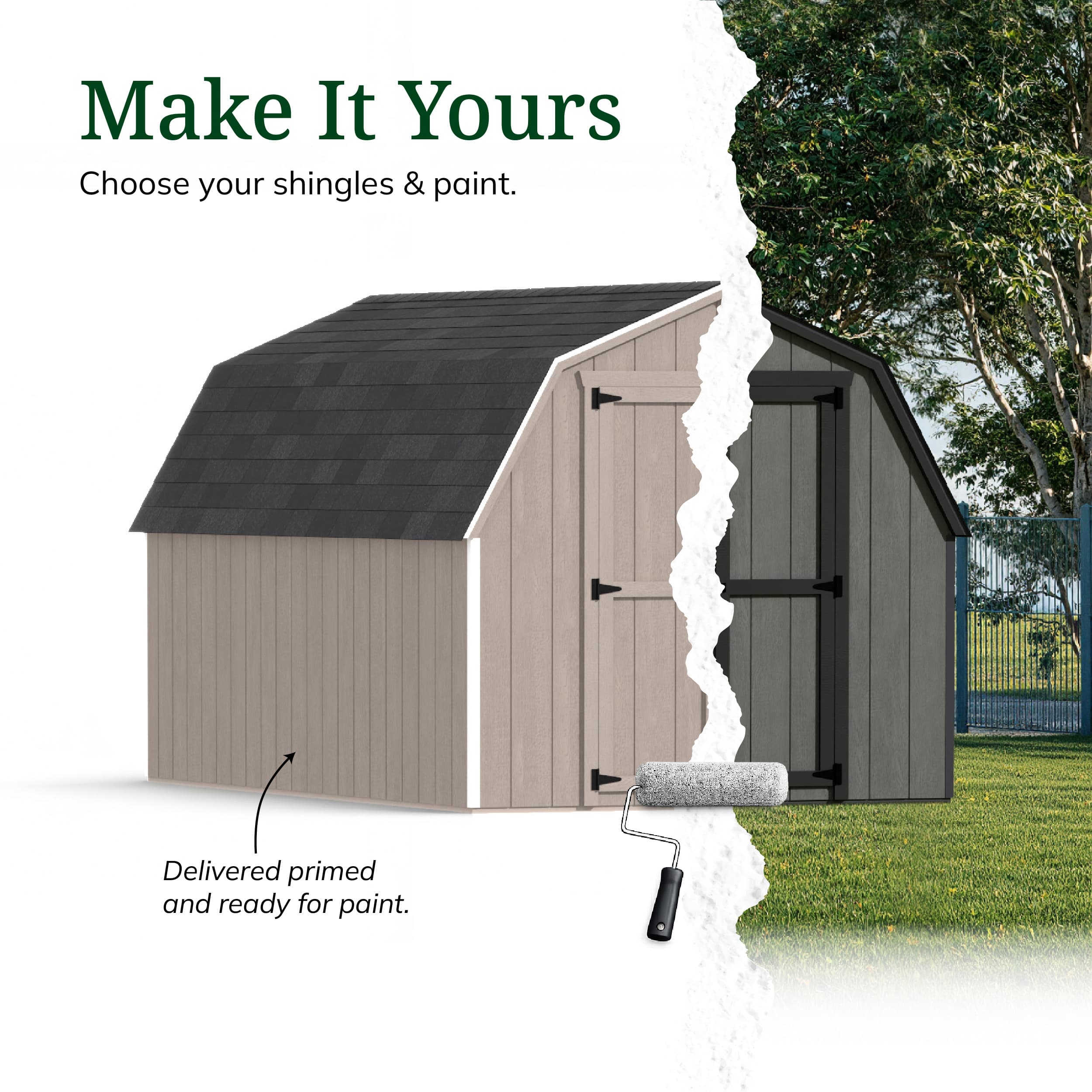 Value Gambrel 4' Barn Shed