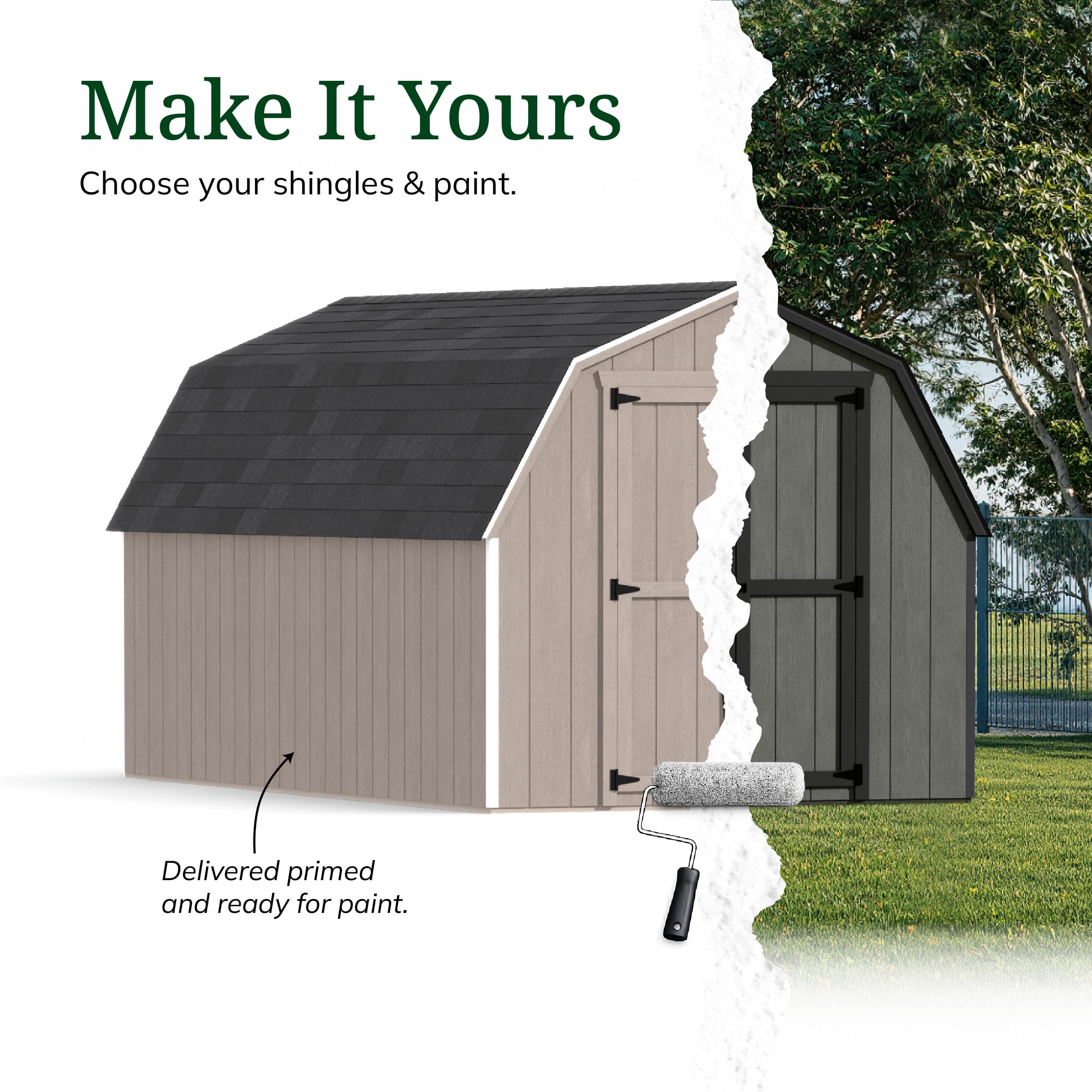 Value Gambrel 4' Barn Shed