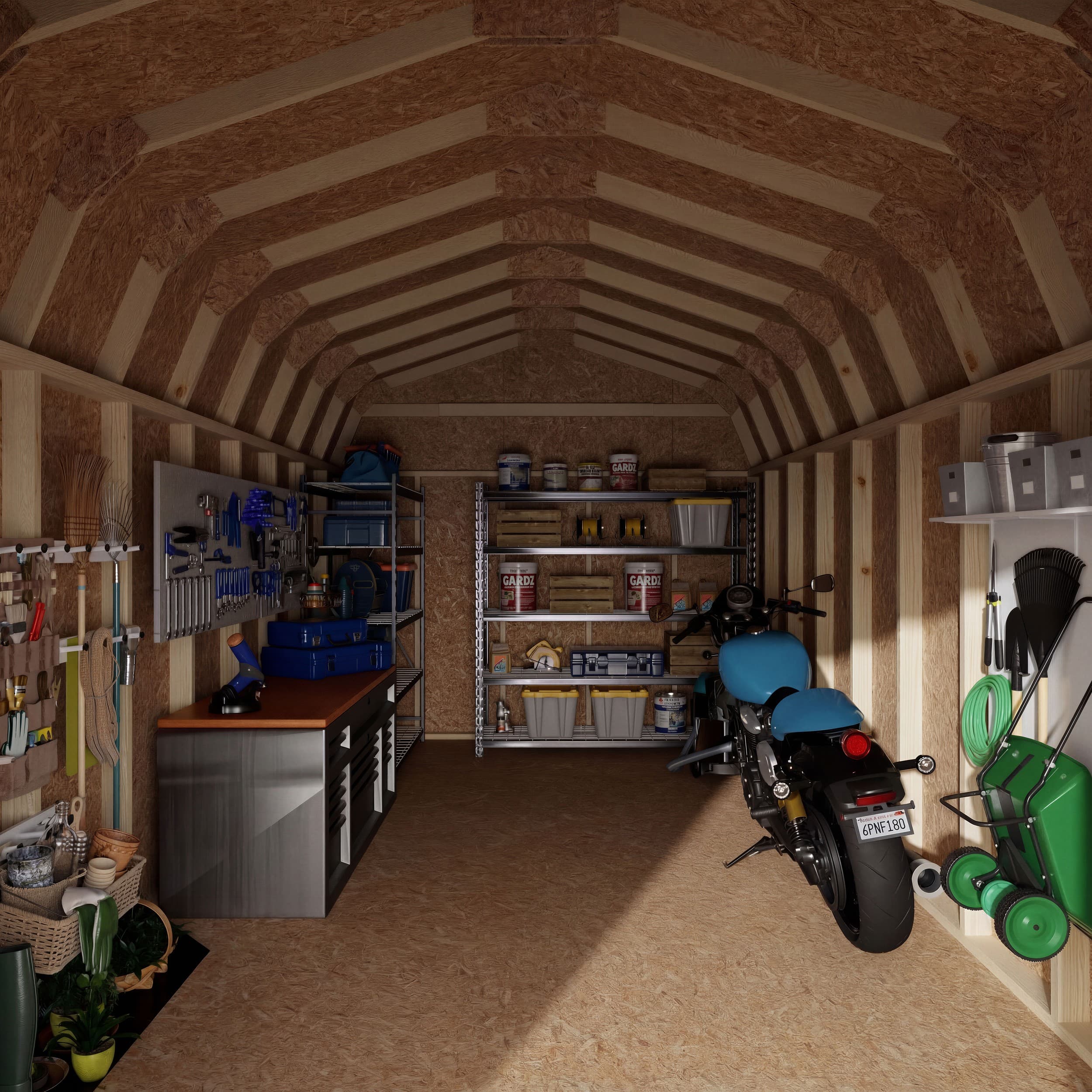 Value Gambrel 6' Barn Shed