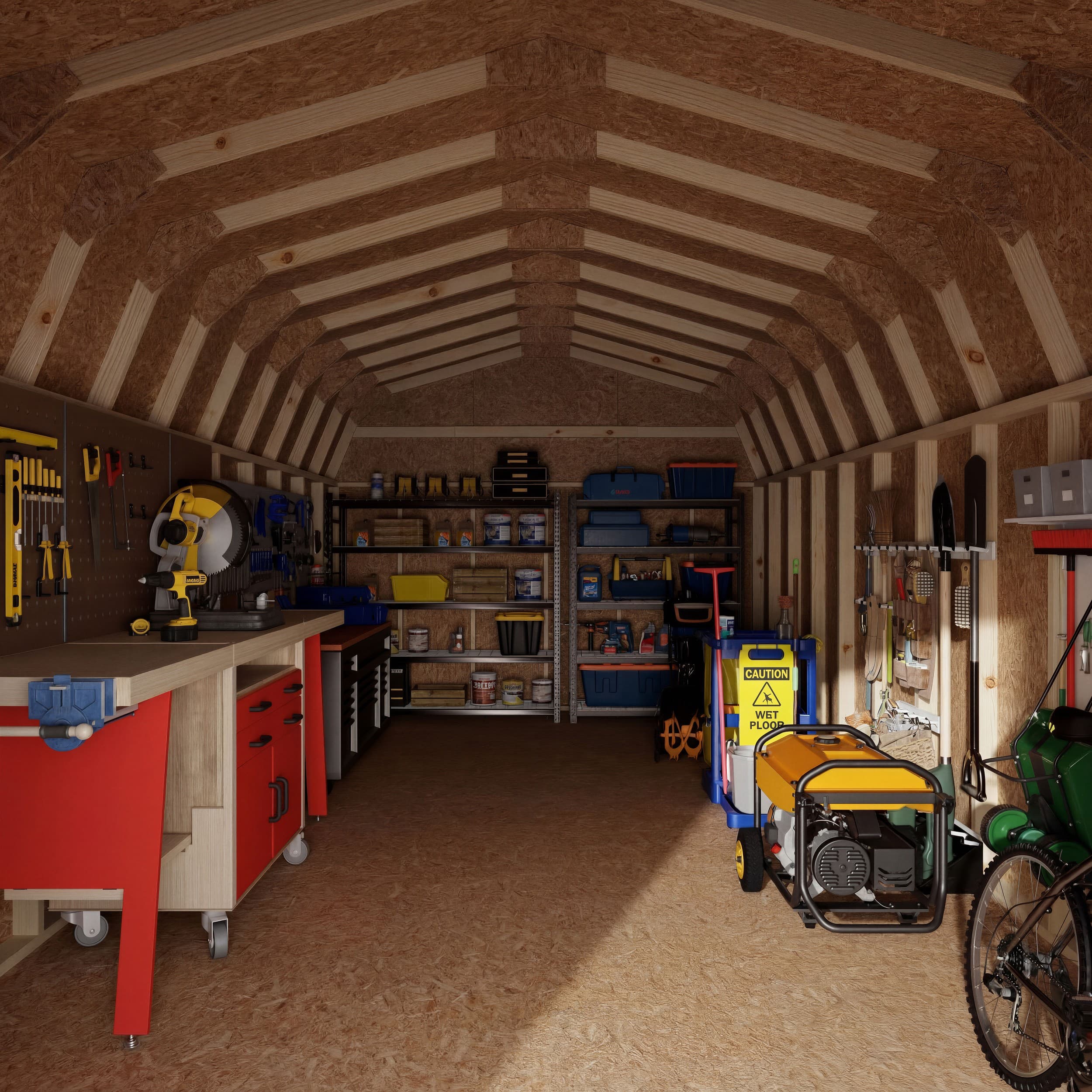 Value Gambrel 6' Barn Shed