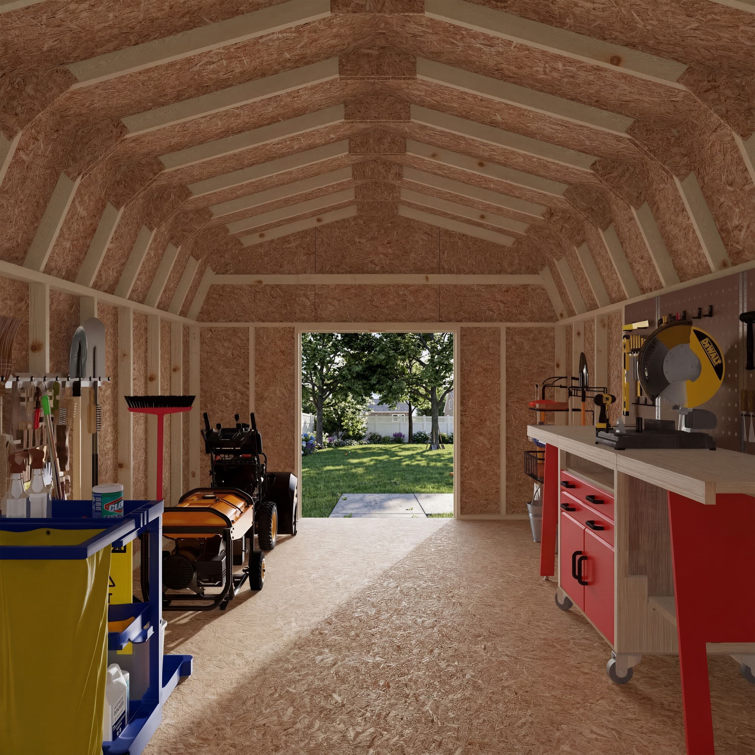 Value Gambrel 6' Barn Shed