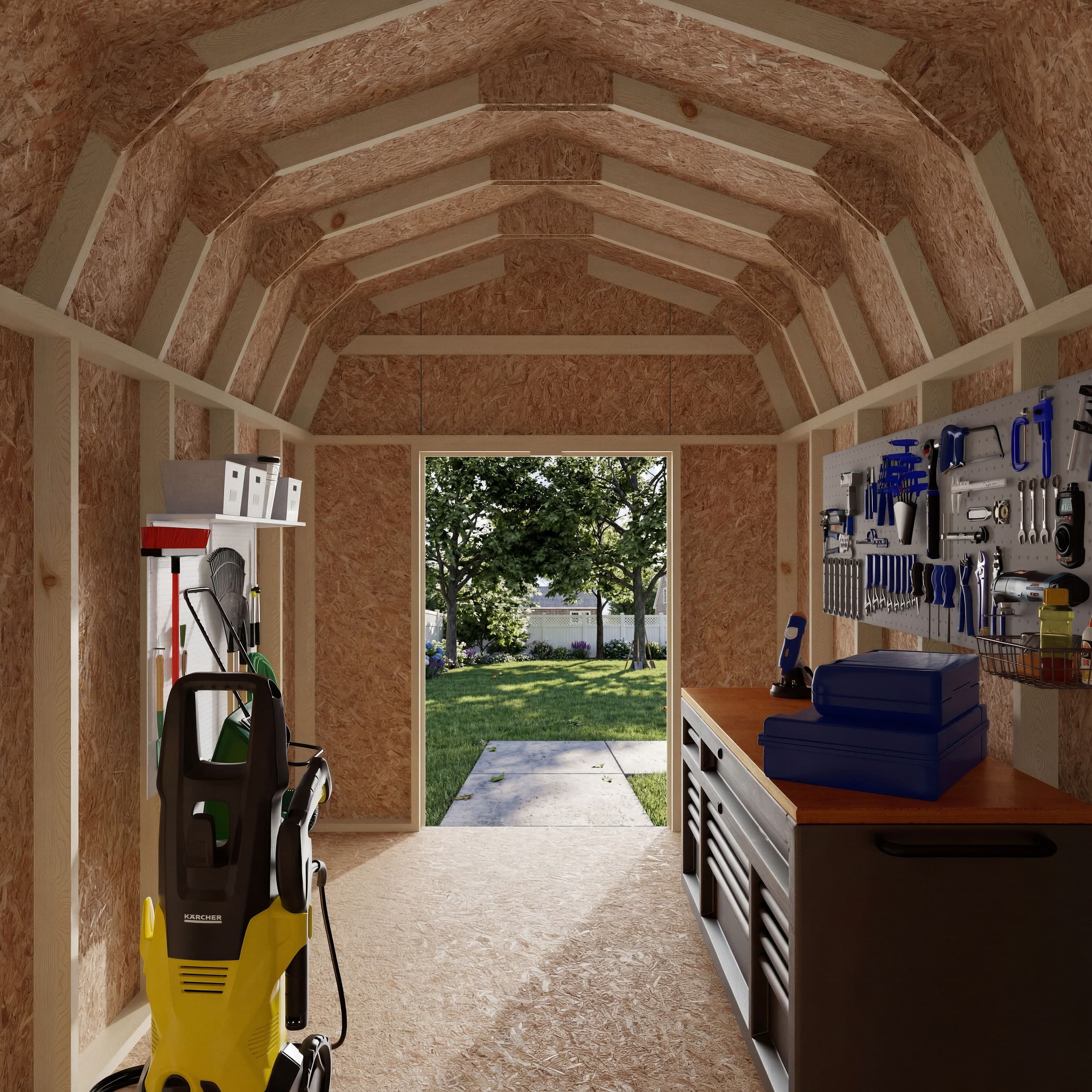 Value Gambrel 6' Barn Shed