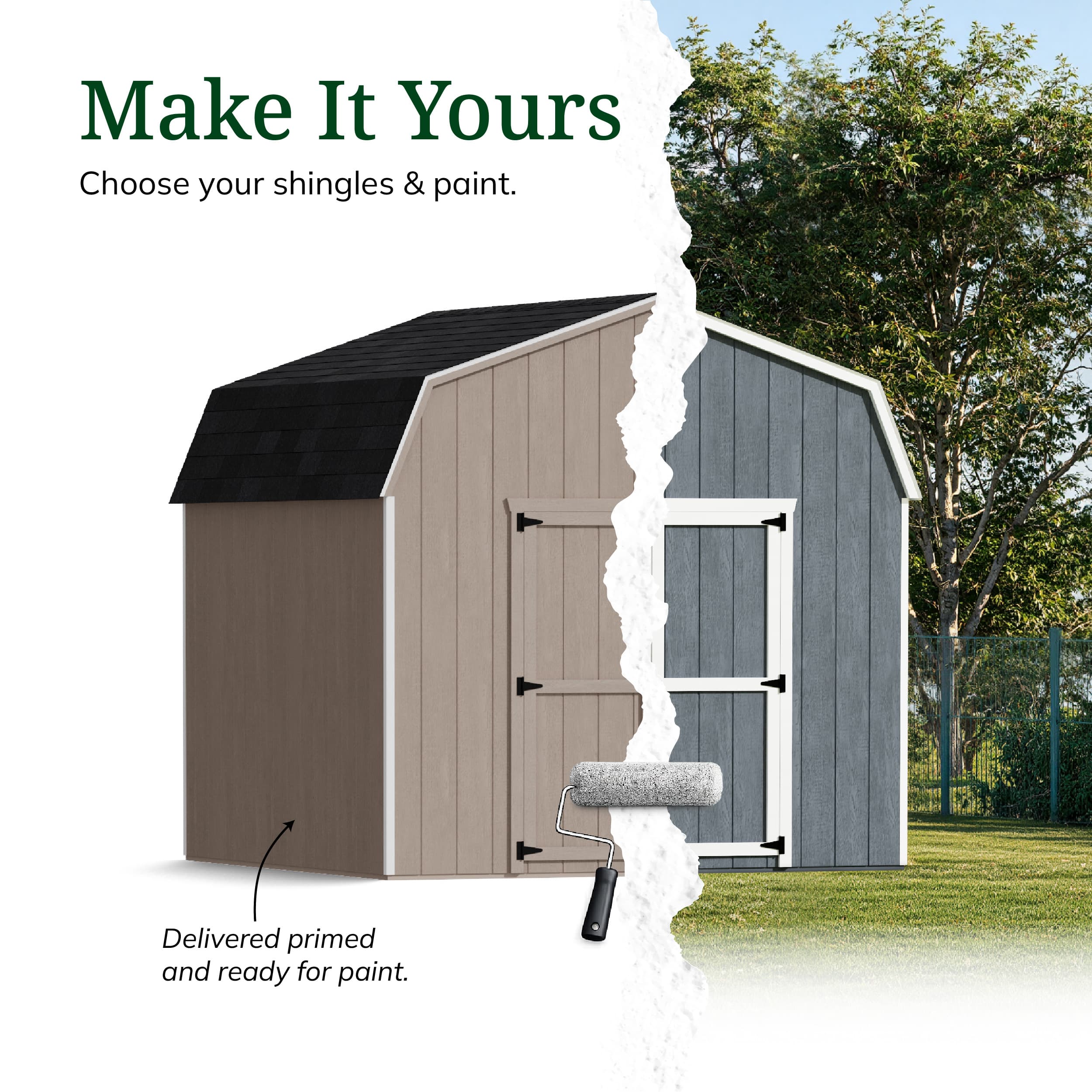 Value Gambrel 6' Barn Shed