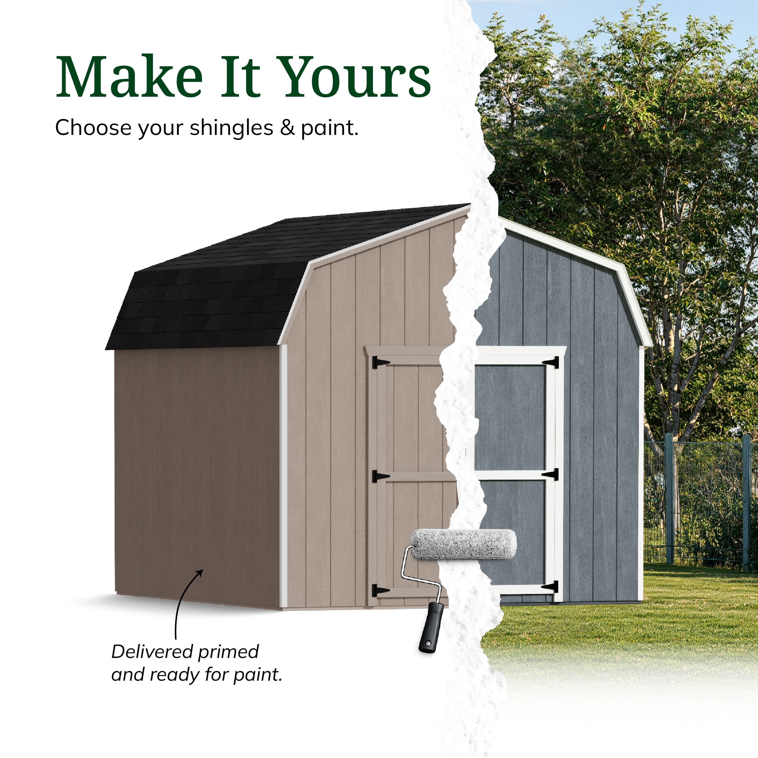 Value Gambrel 6' Barn Shed