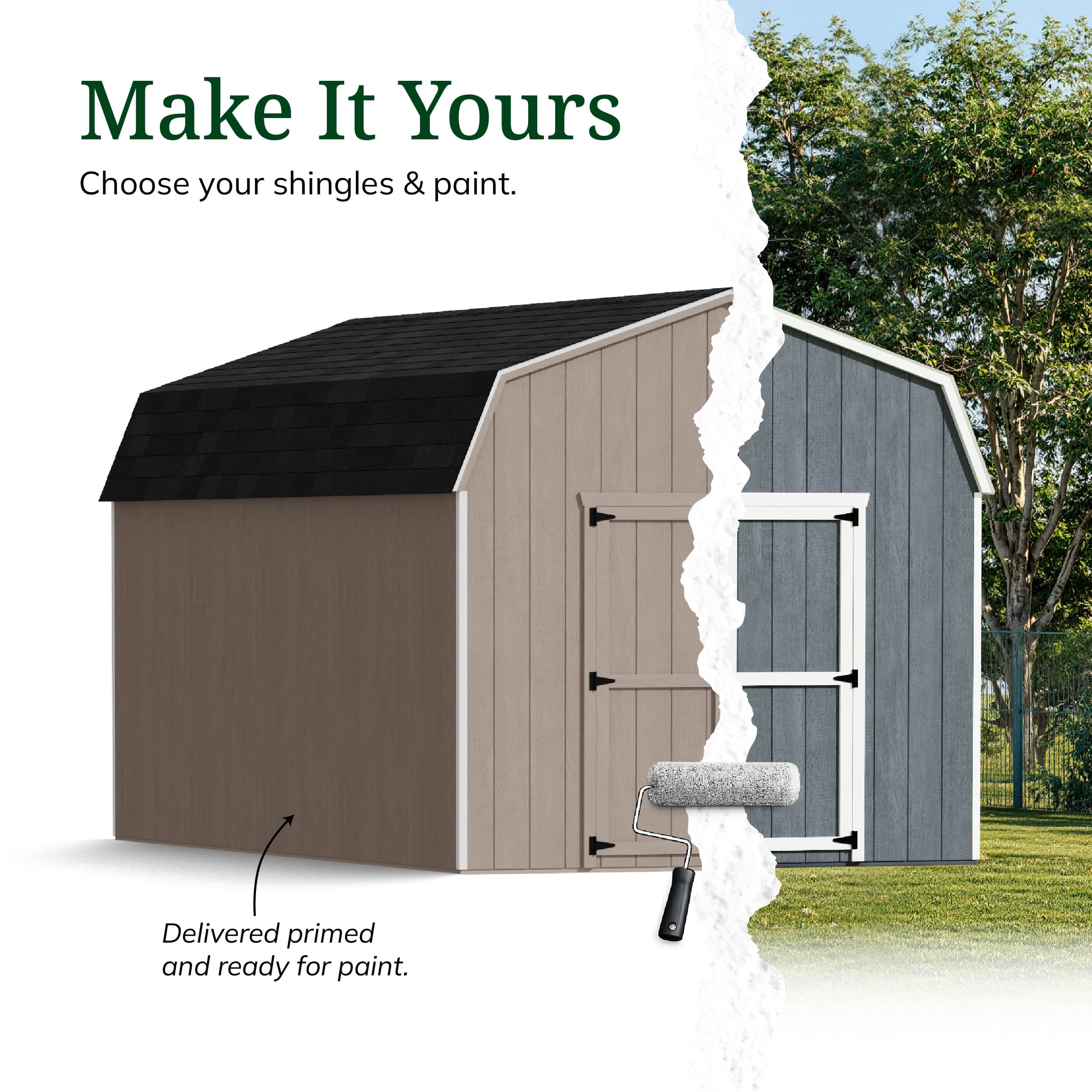 Value Gambrel 6' Barn Shed