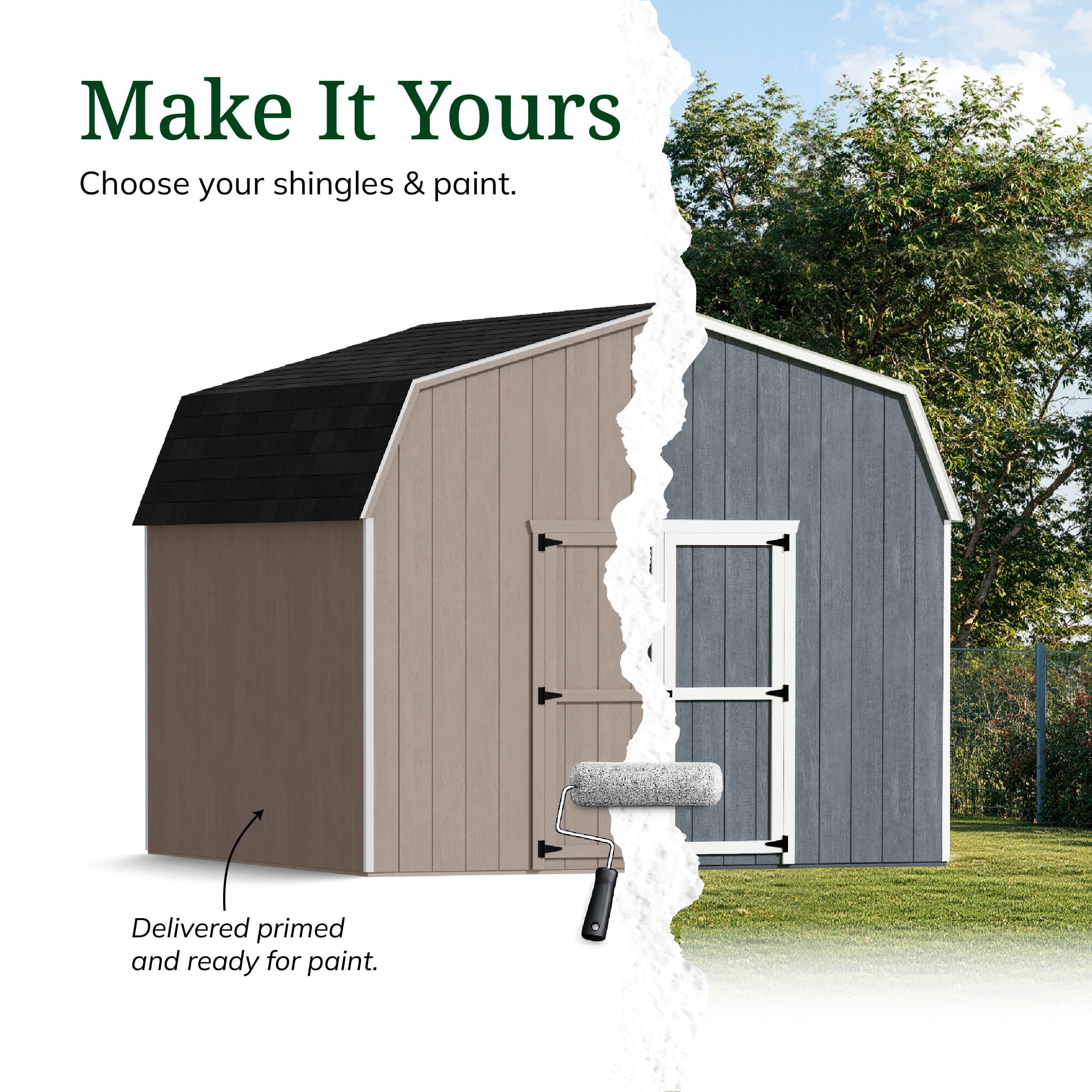 Value Gambrel 6' Barn Shed