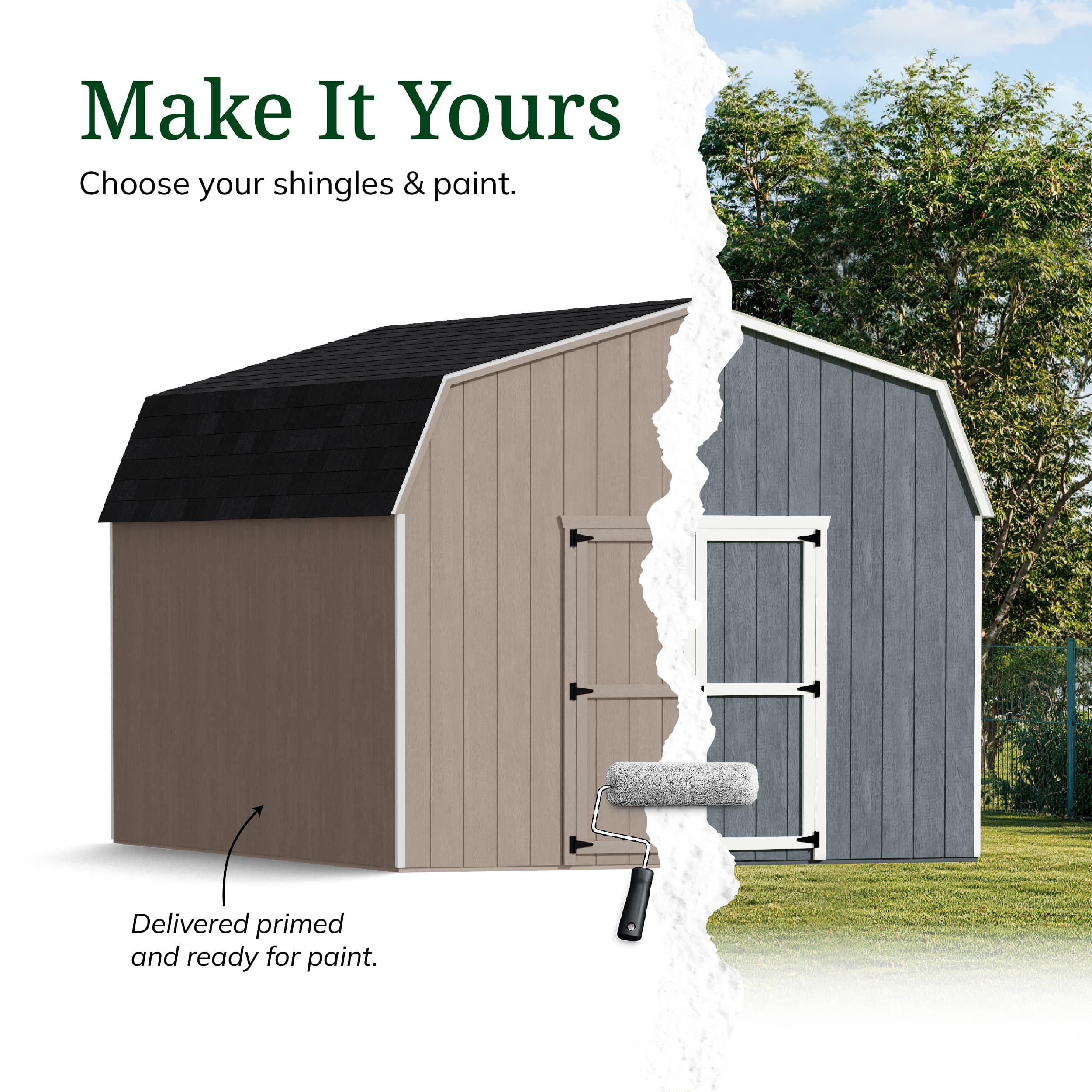 Value Gambrel 6' Barn Shed