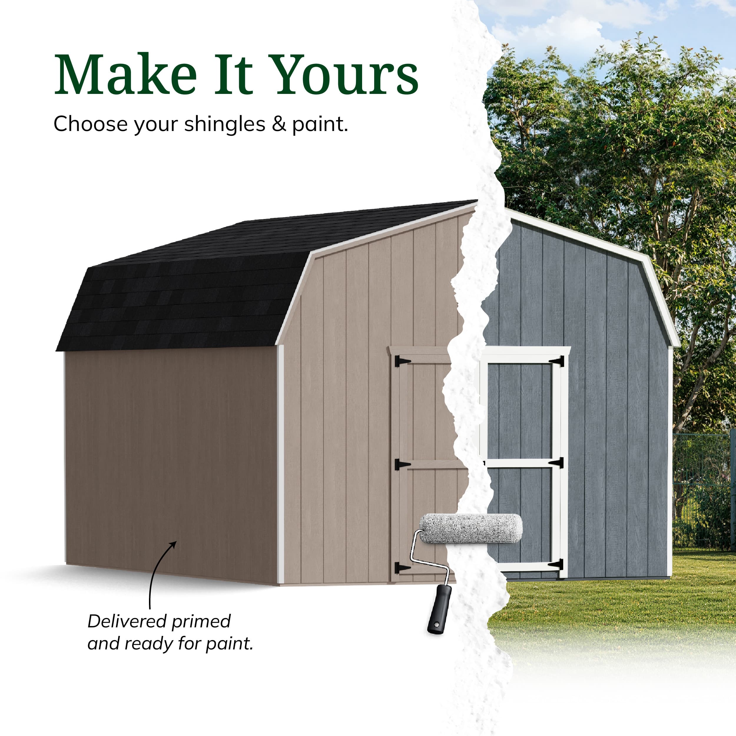 Value Gambrel 6' Barn Shed