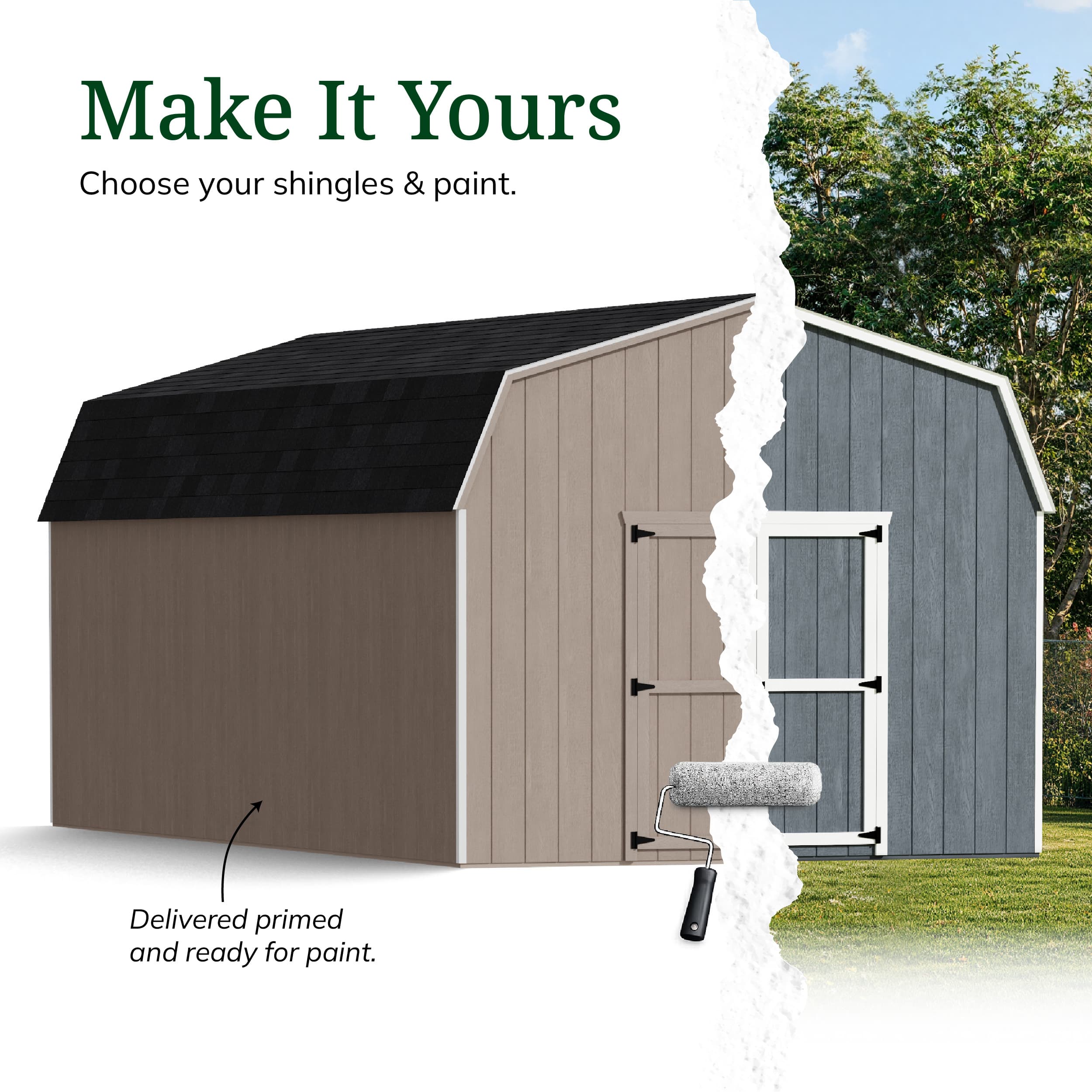 Value Gambrel 6' Barn Shed