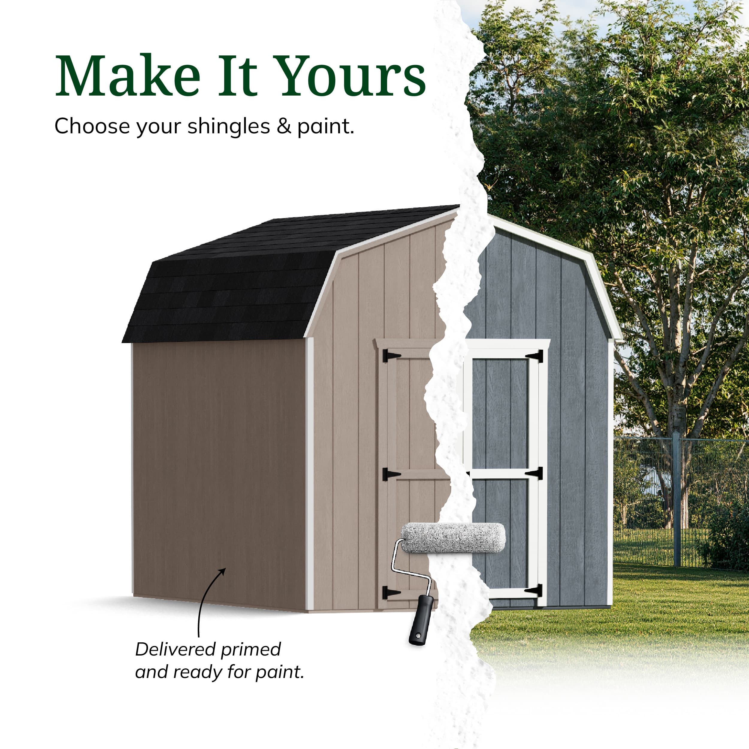 Value Gambrel 6' Barn Shed