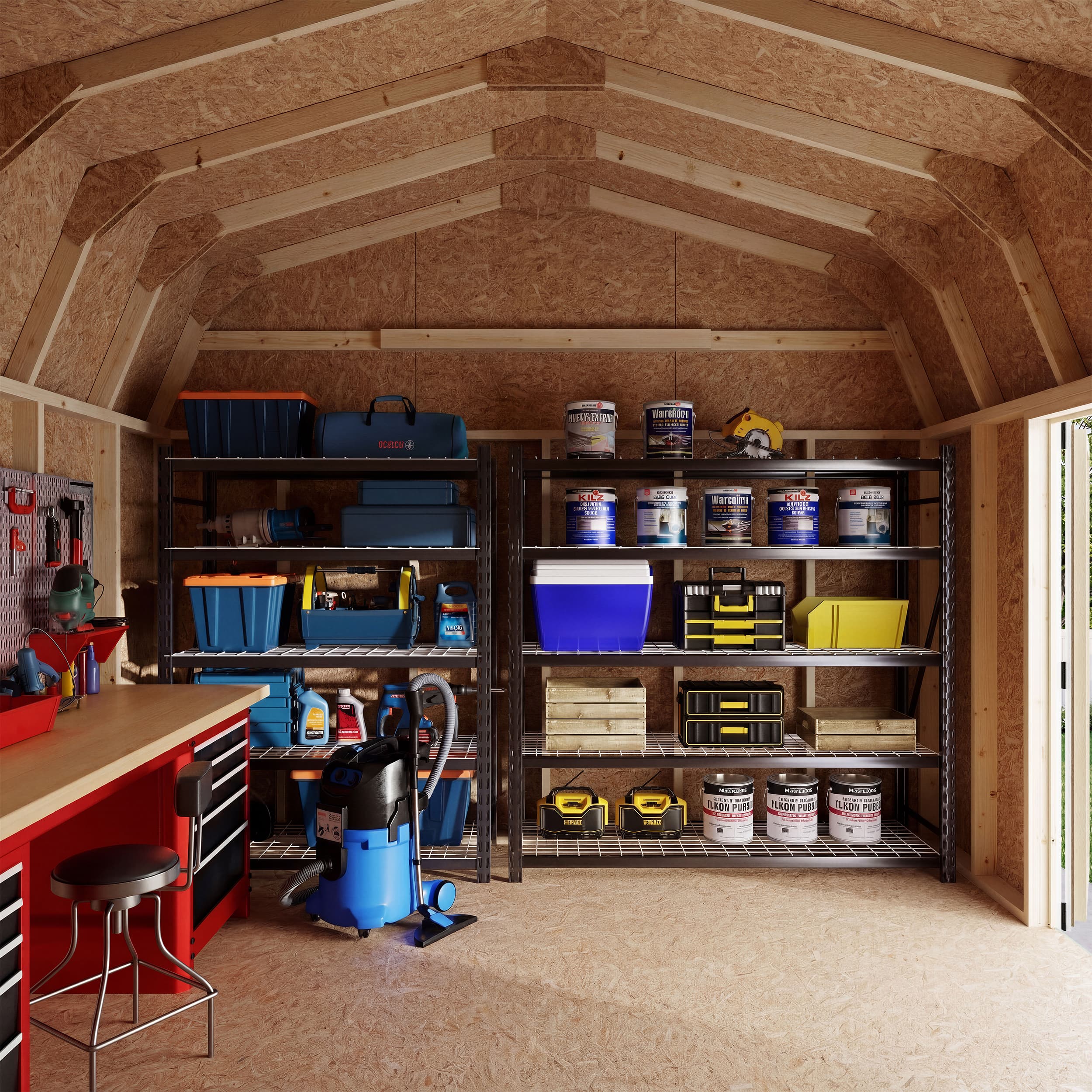 Value Gambrel 6' Barn Shed with Side Entry