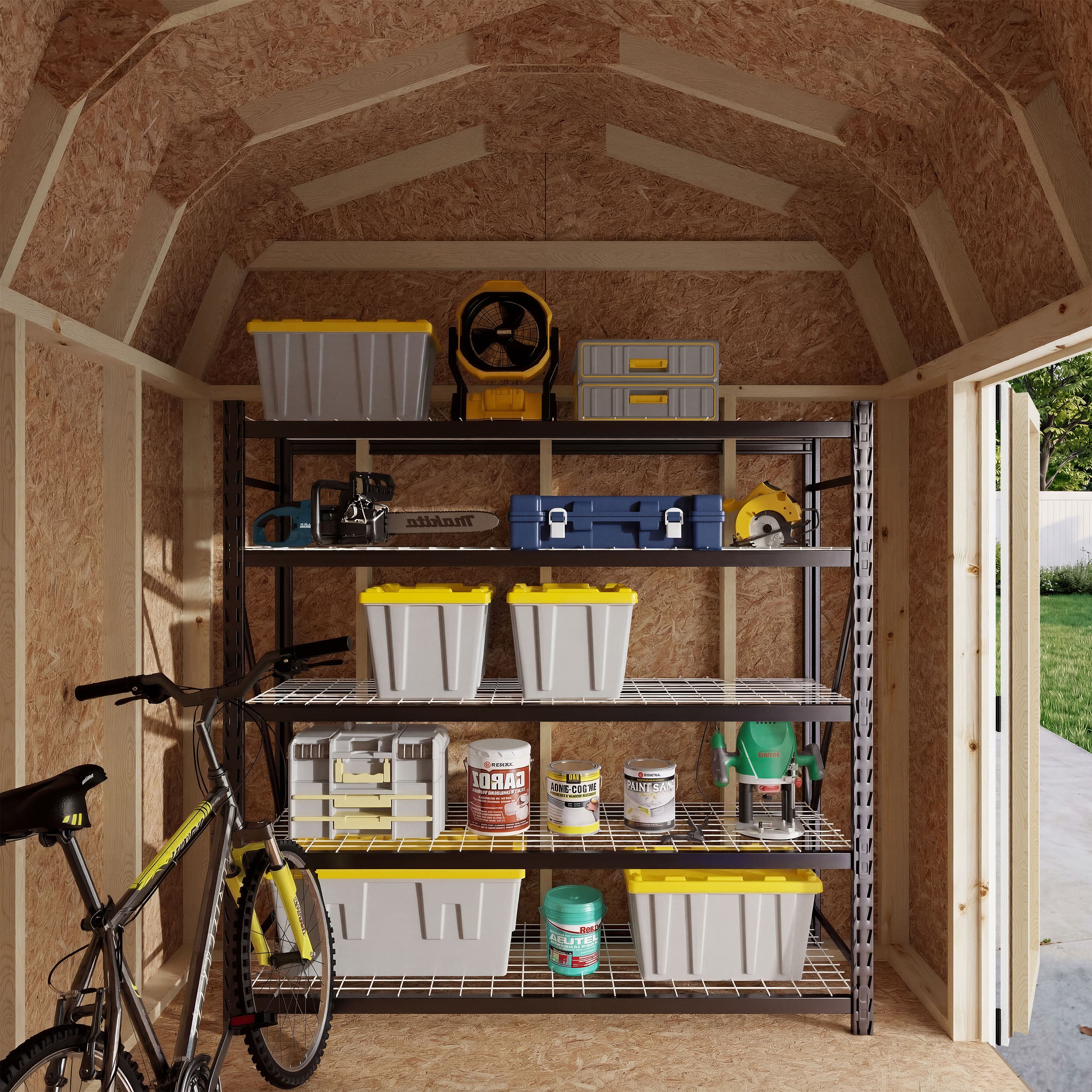 Value Gambrel 6' Barn Shed with Side Entry