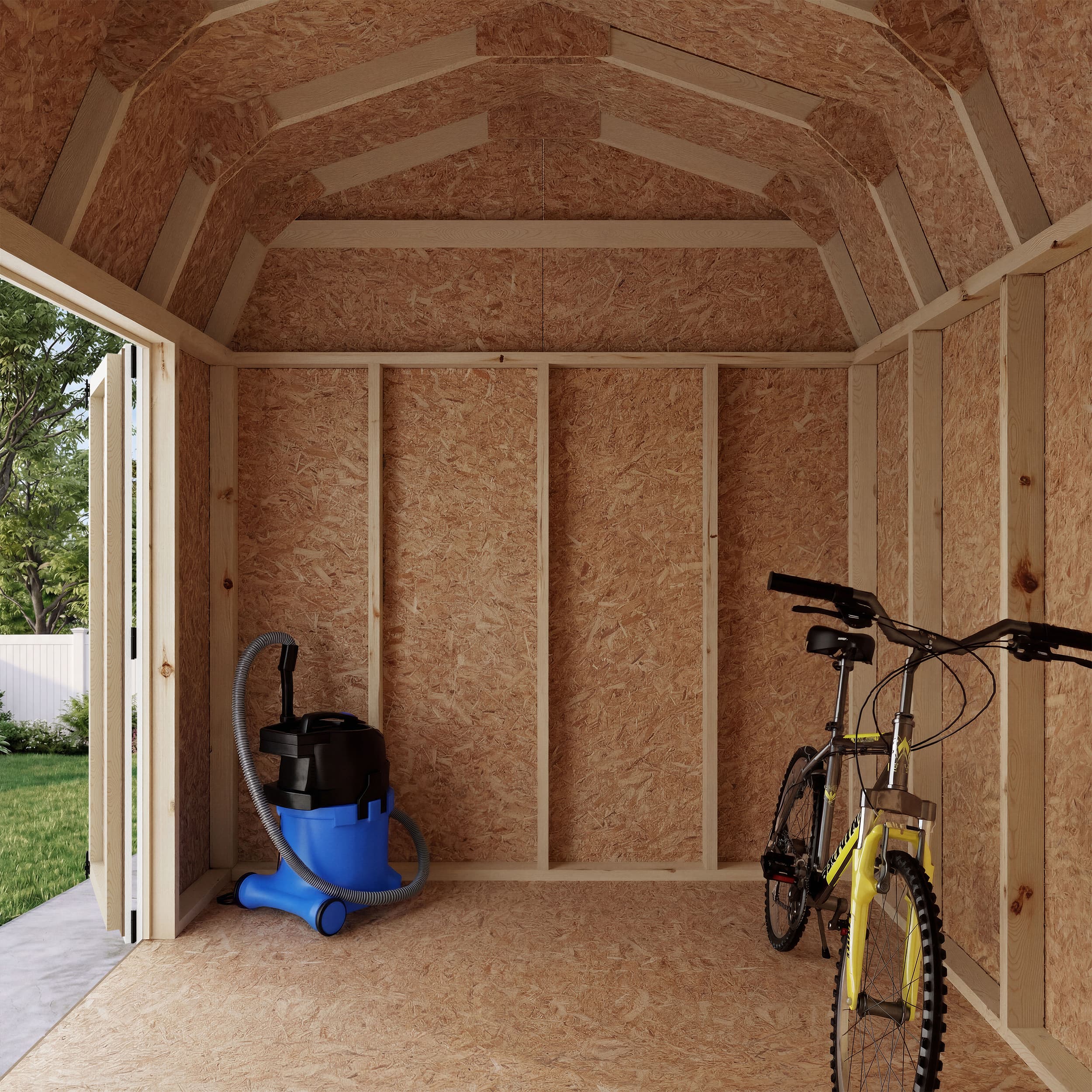 Value Gambrel 6' Barn Shed with Side Entry