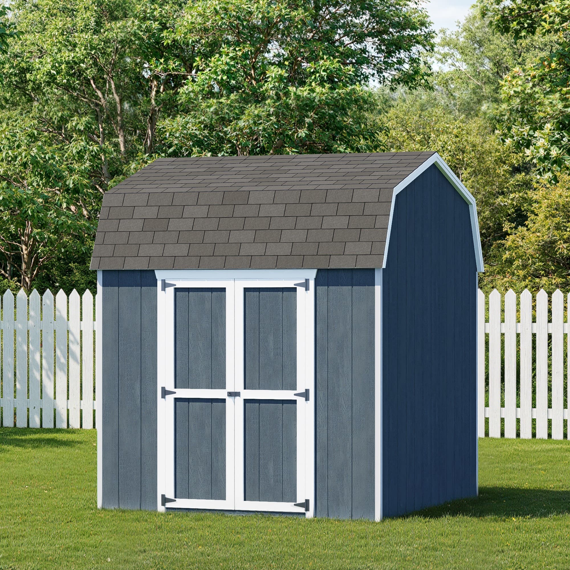 Value Gambrel 6' Barn Shed with Side Entry