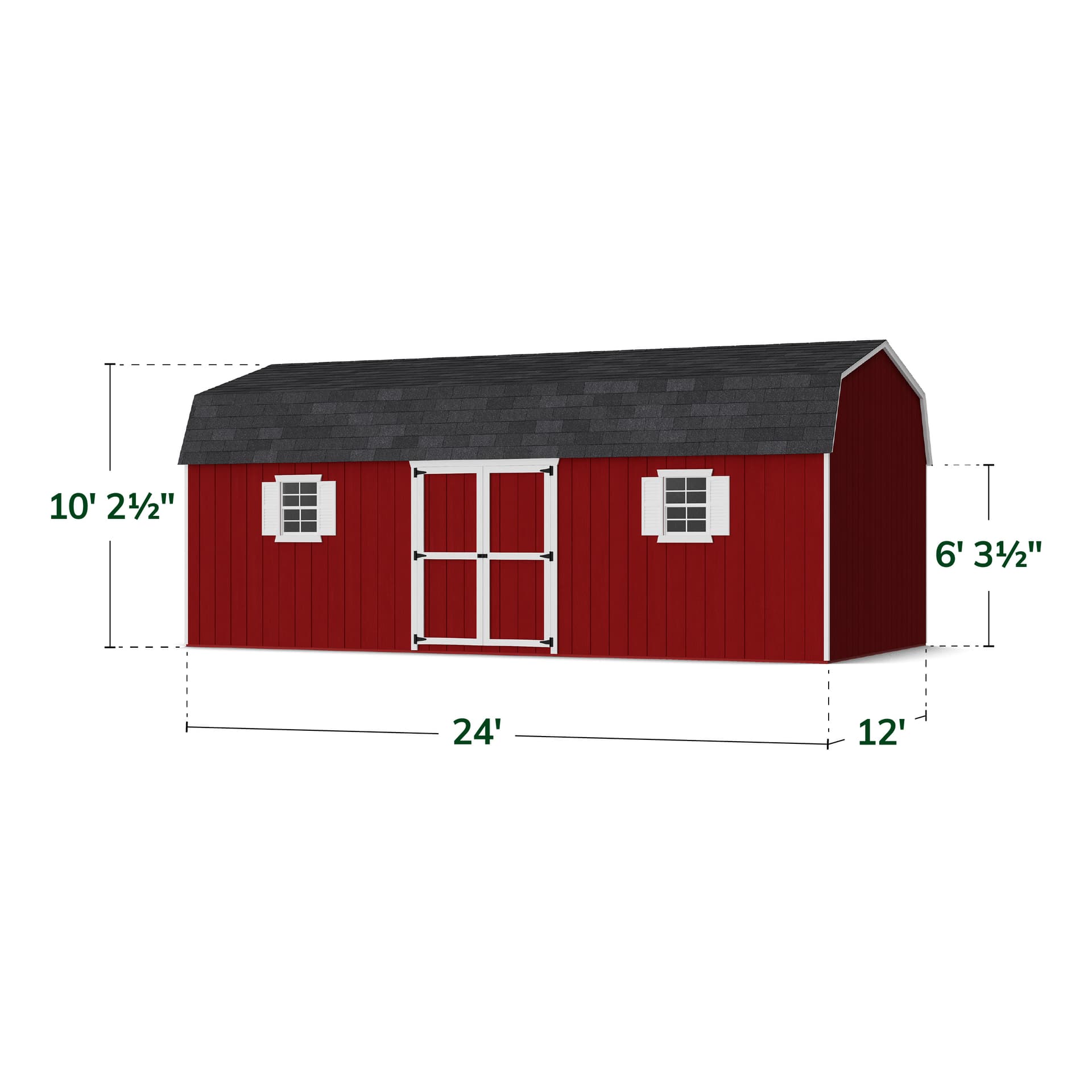 Value Workshop Barn Shed dimensions
