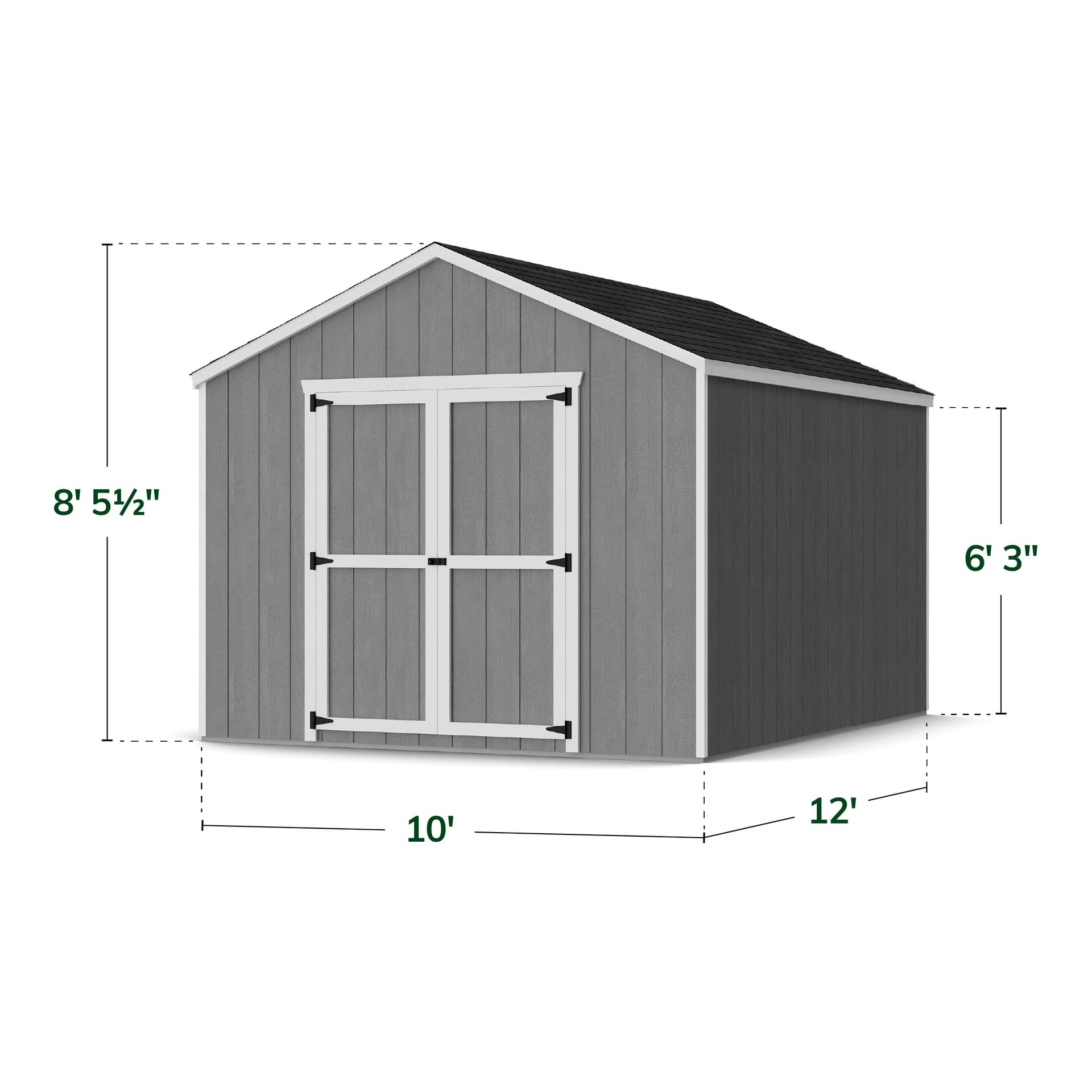 Value Gable Shed dimensions