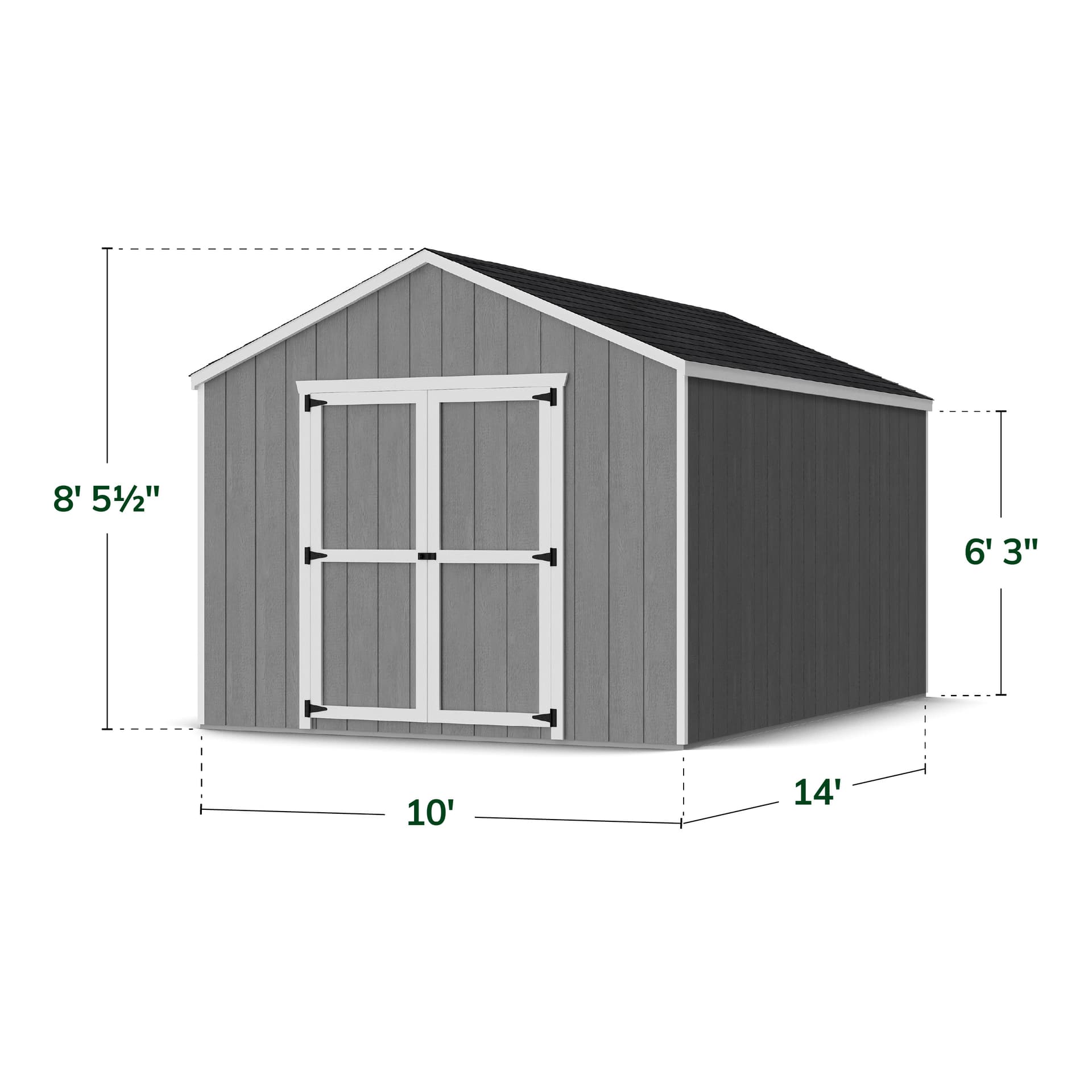 Value Gable Shed dimensions