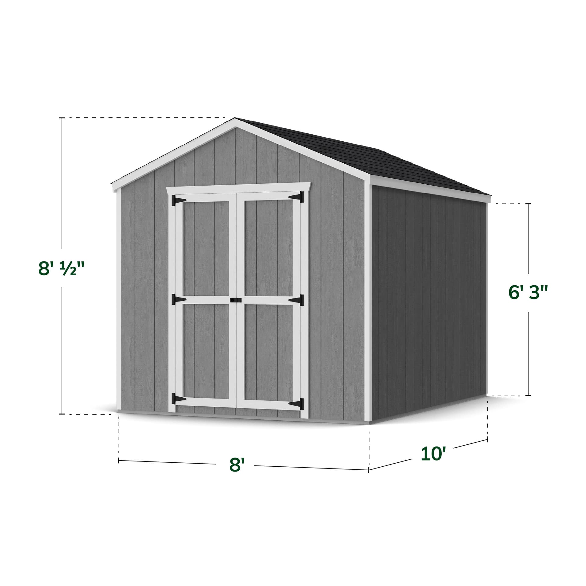 Value Gable Shed dimensions