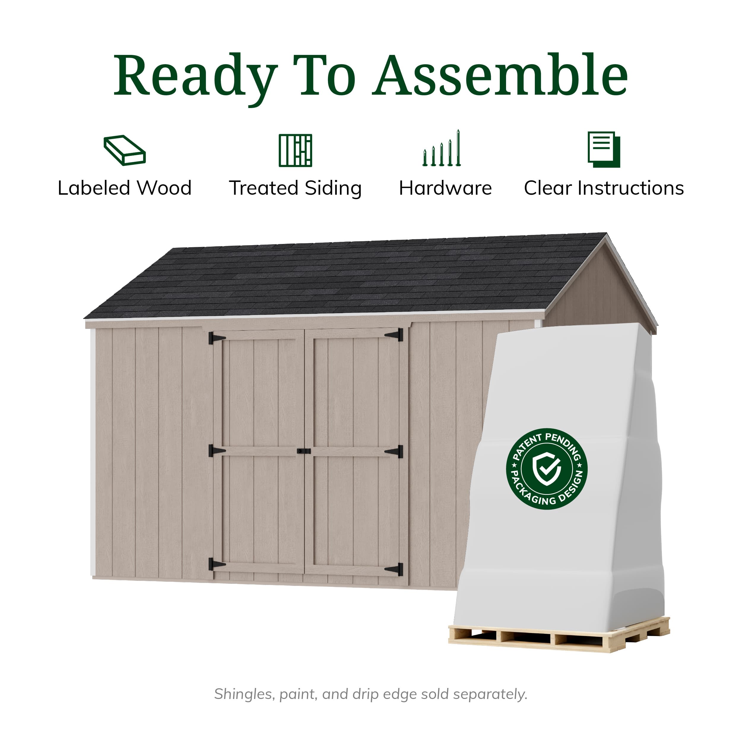 Value Gable Shed with Side Entry