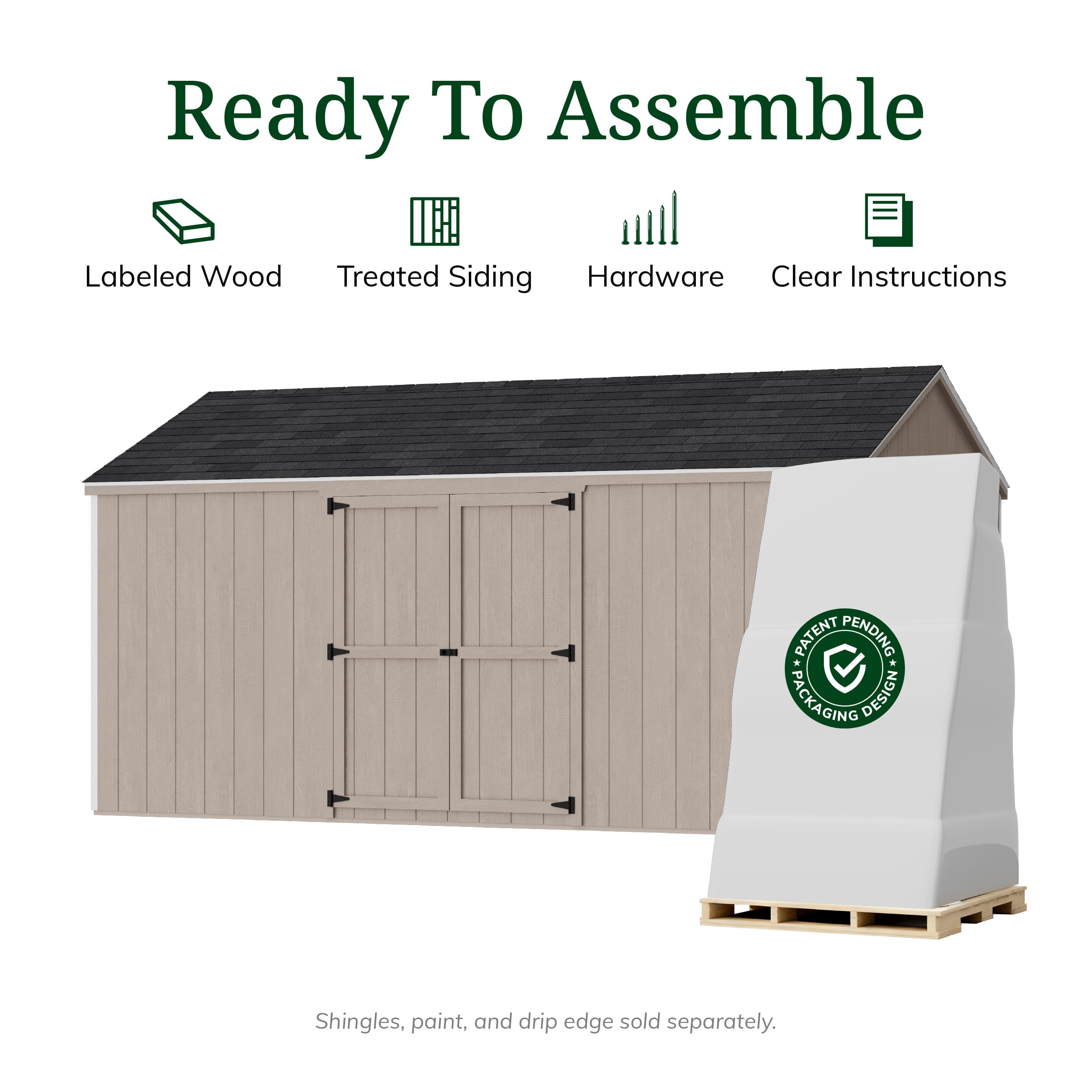 Value Gable Shed with Side Entry