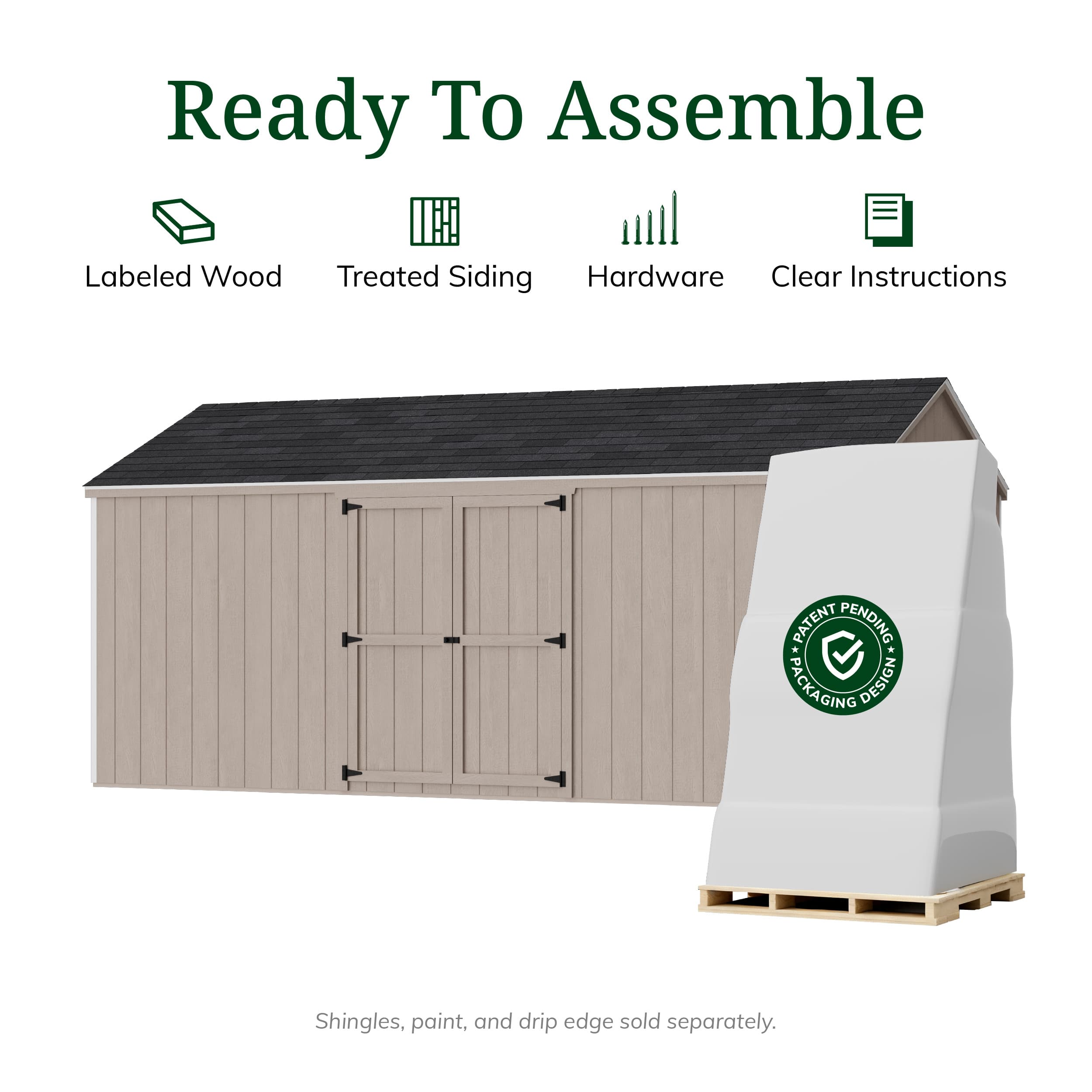 Value Gable Shed with Side Entry