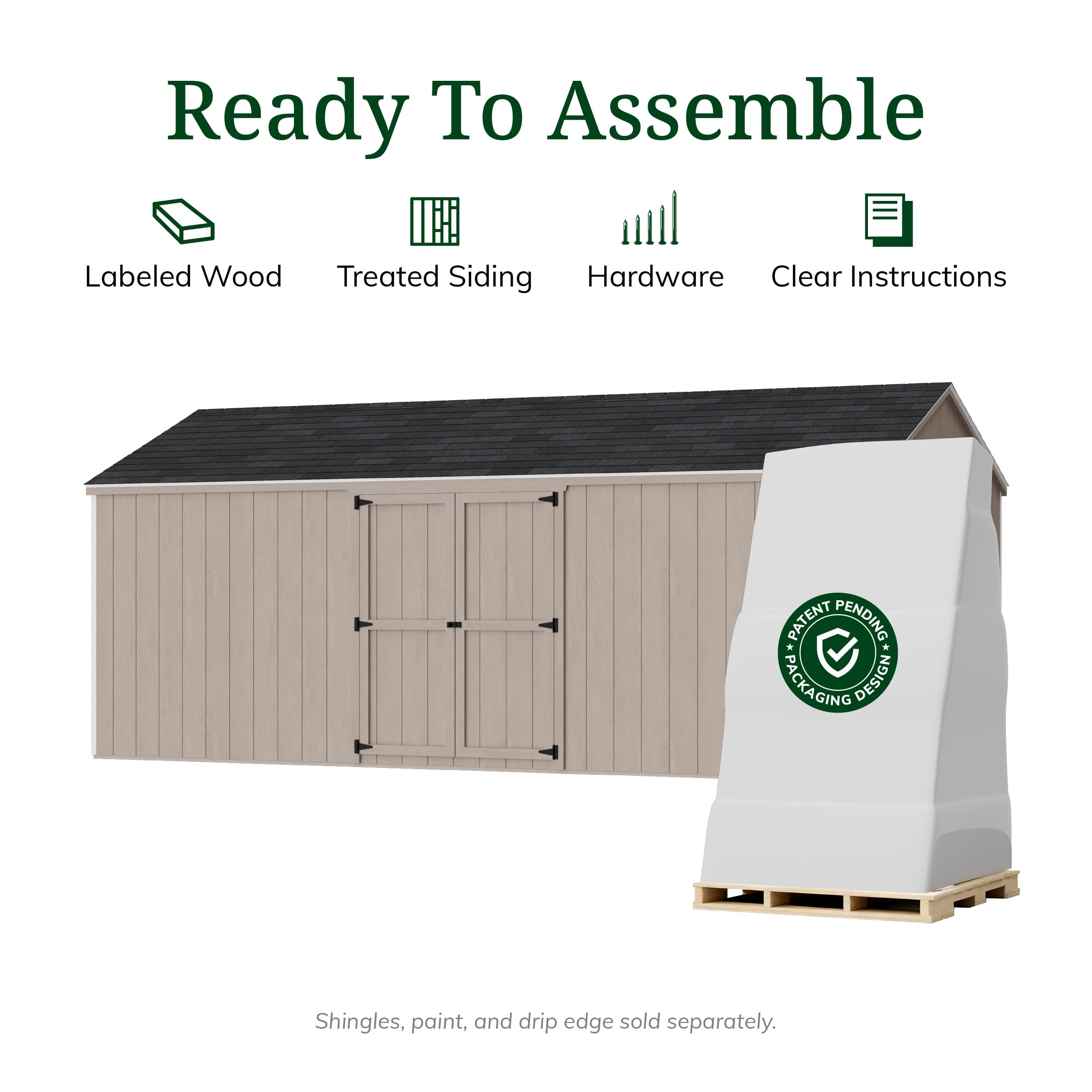 Value Gable Shed with Side Entry