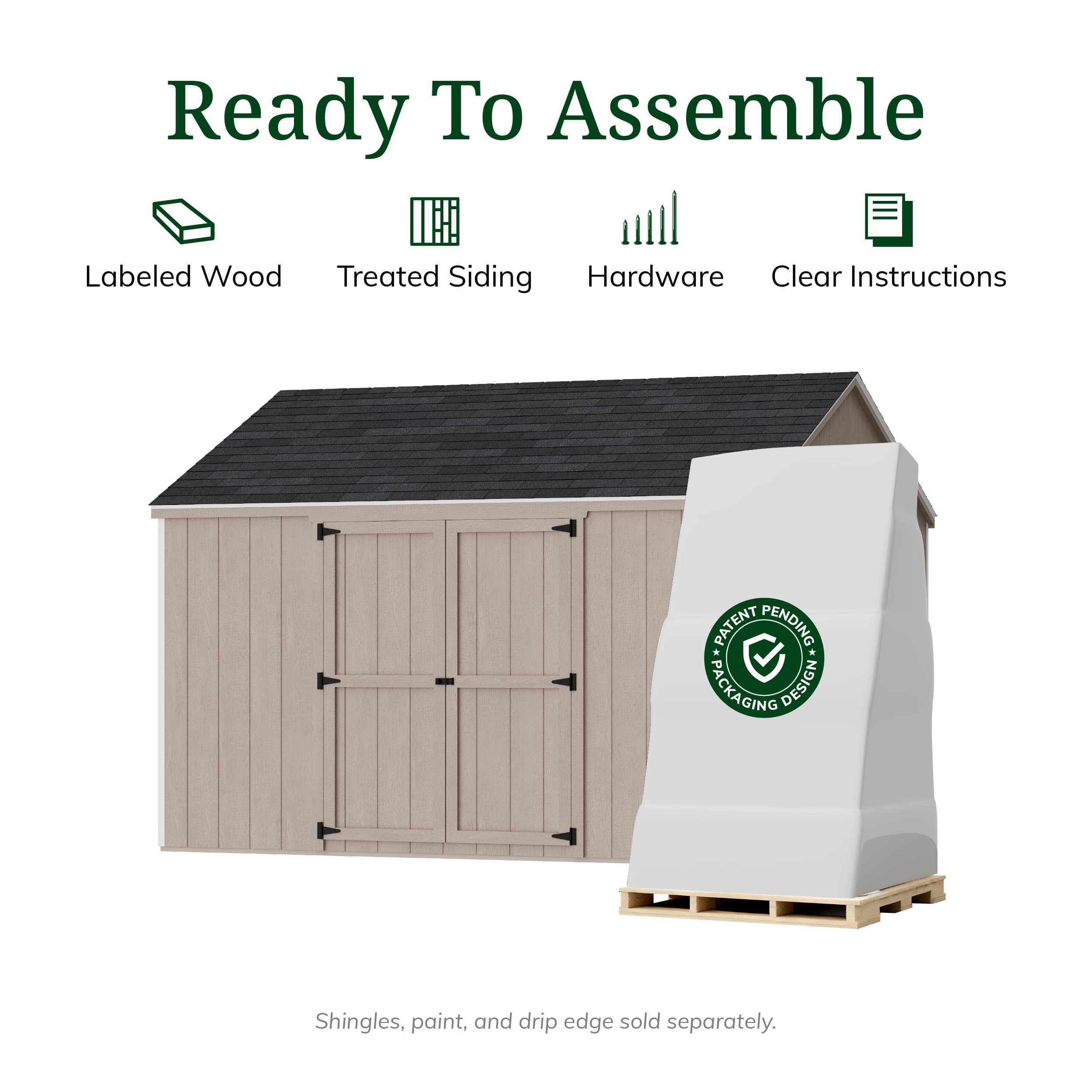 Value Gable Shed with Side Entry