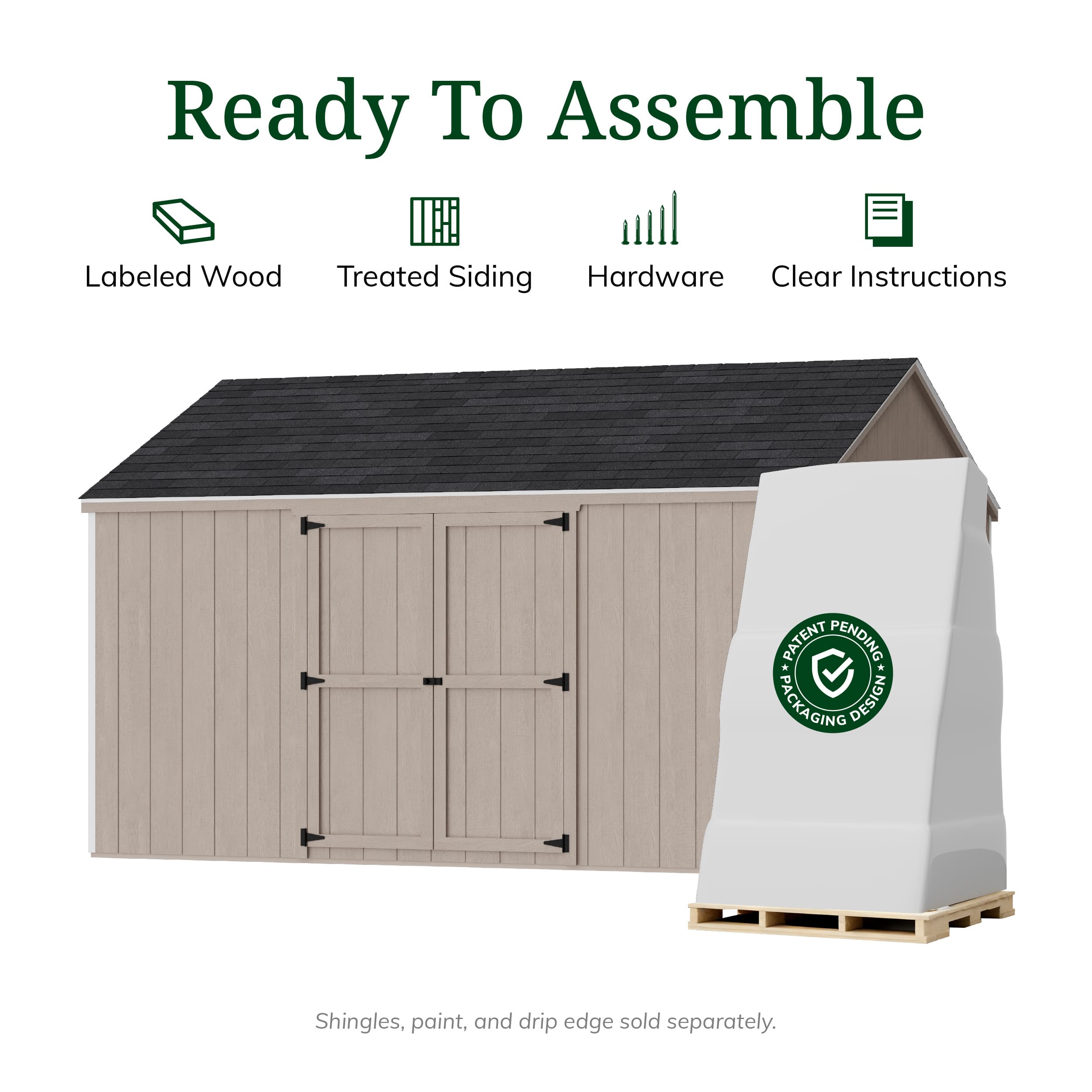 Value Gable Shed with Side Entry