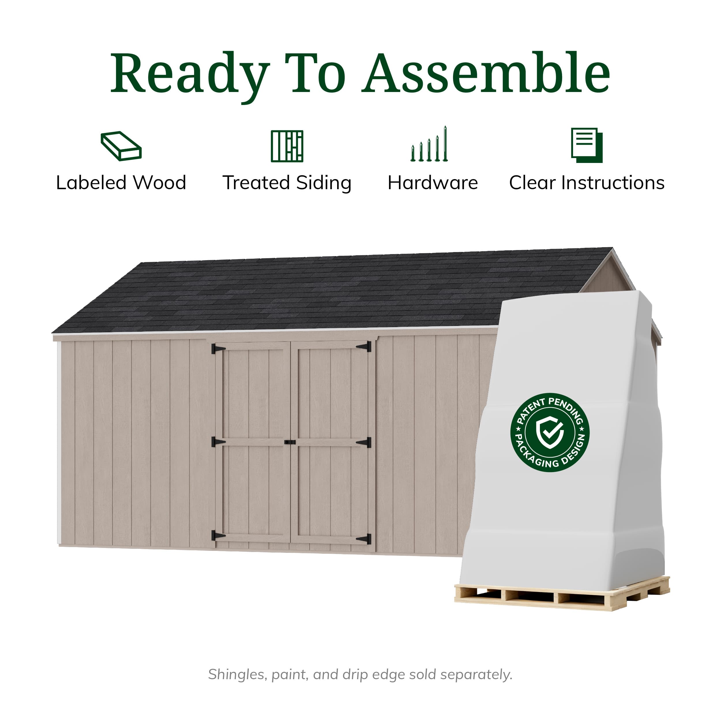 Value Gable Shed with Side Entry