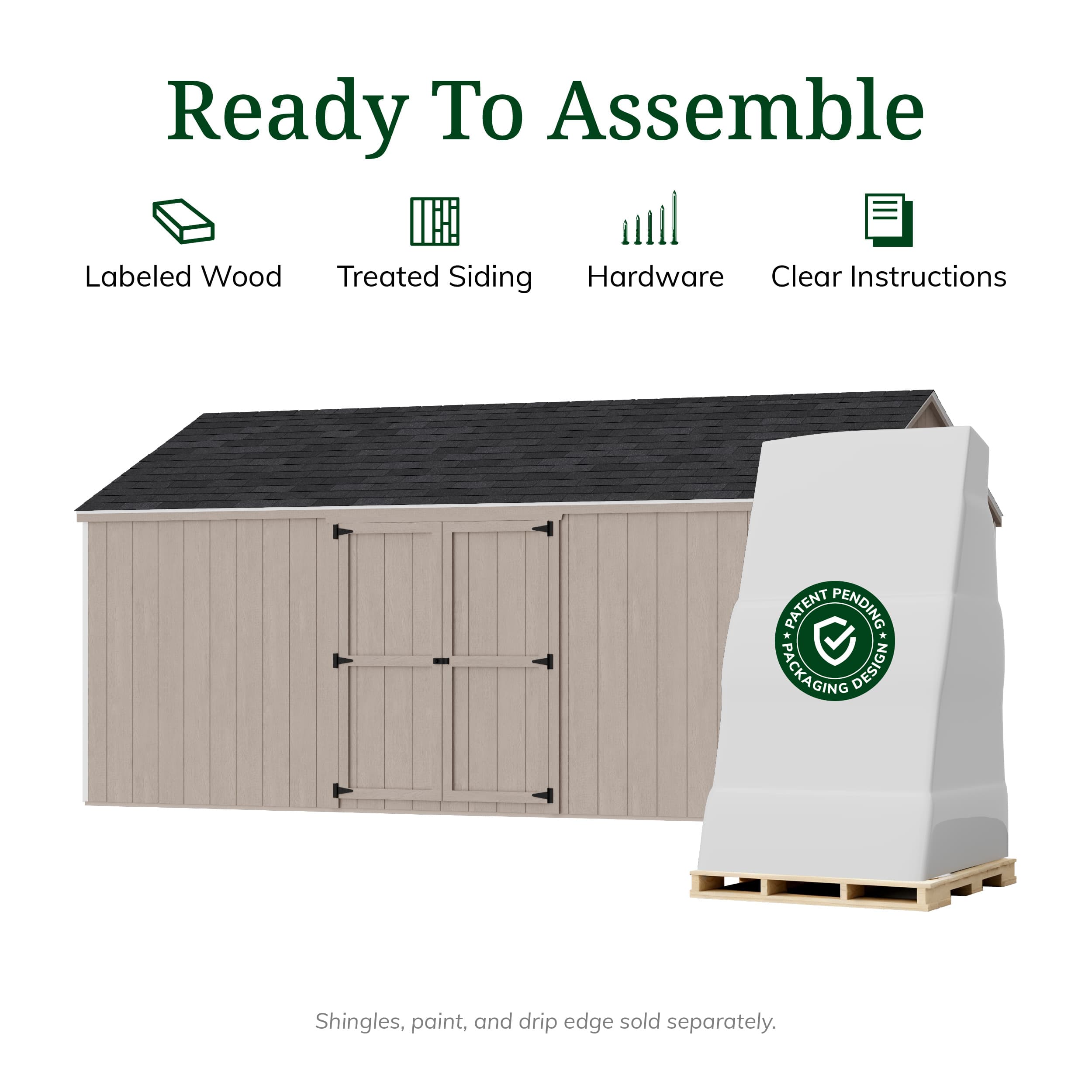 Value Gable Shed with Side Entry