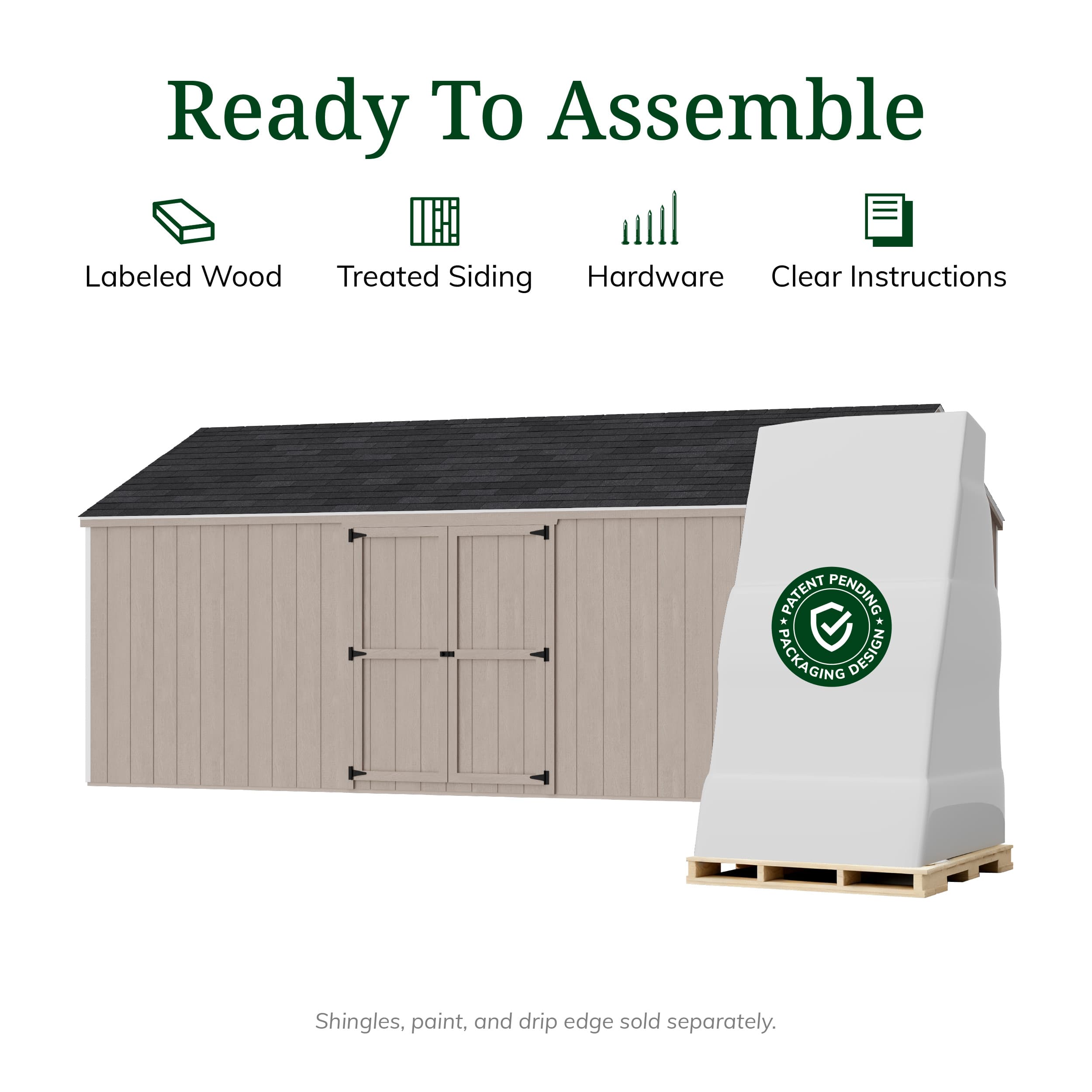 Value Gable Shed with Side Entry