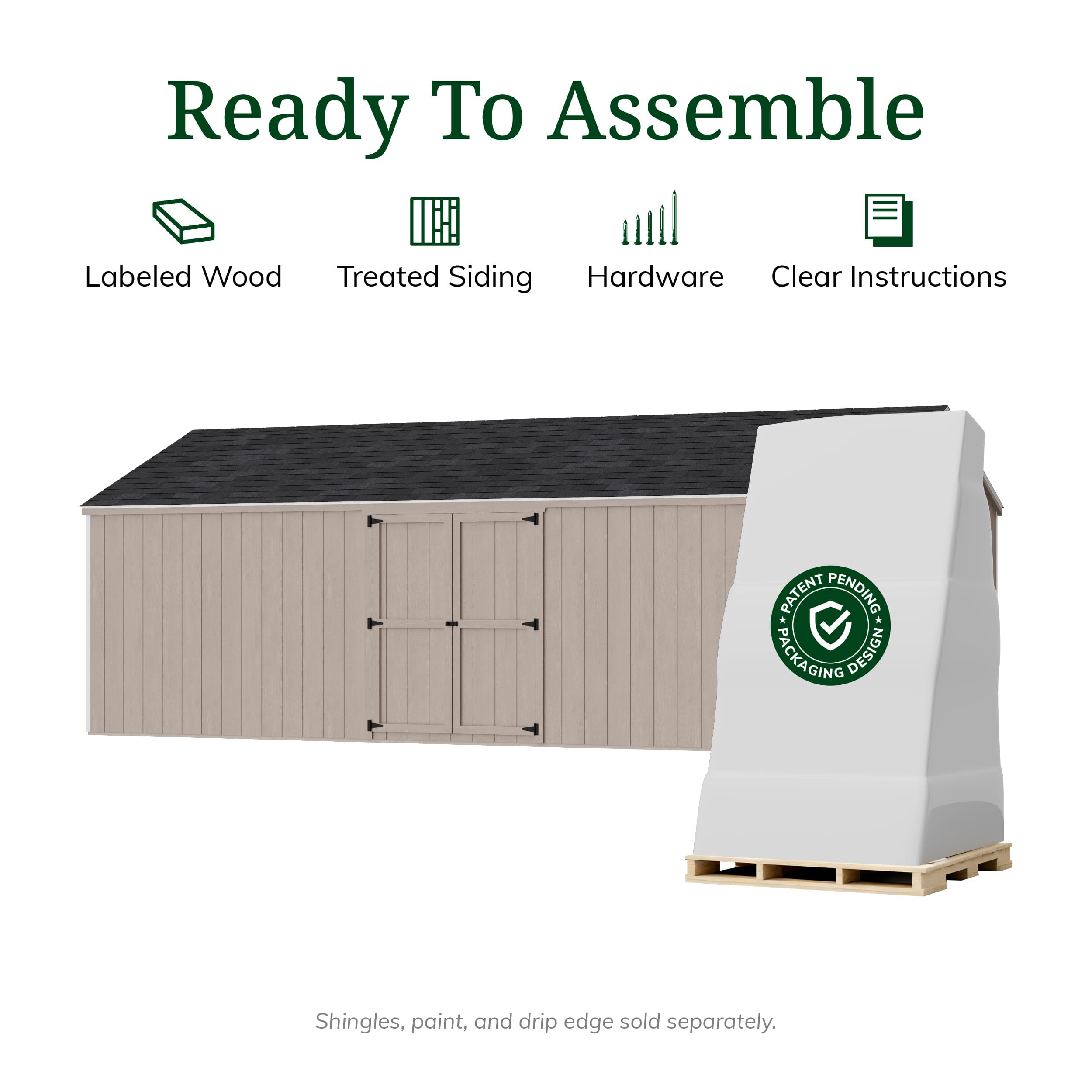 Value Gable Shed with Side Entry