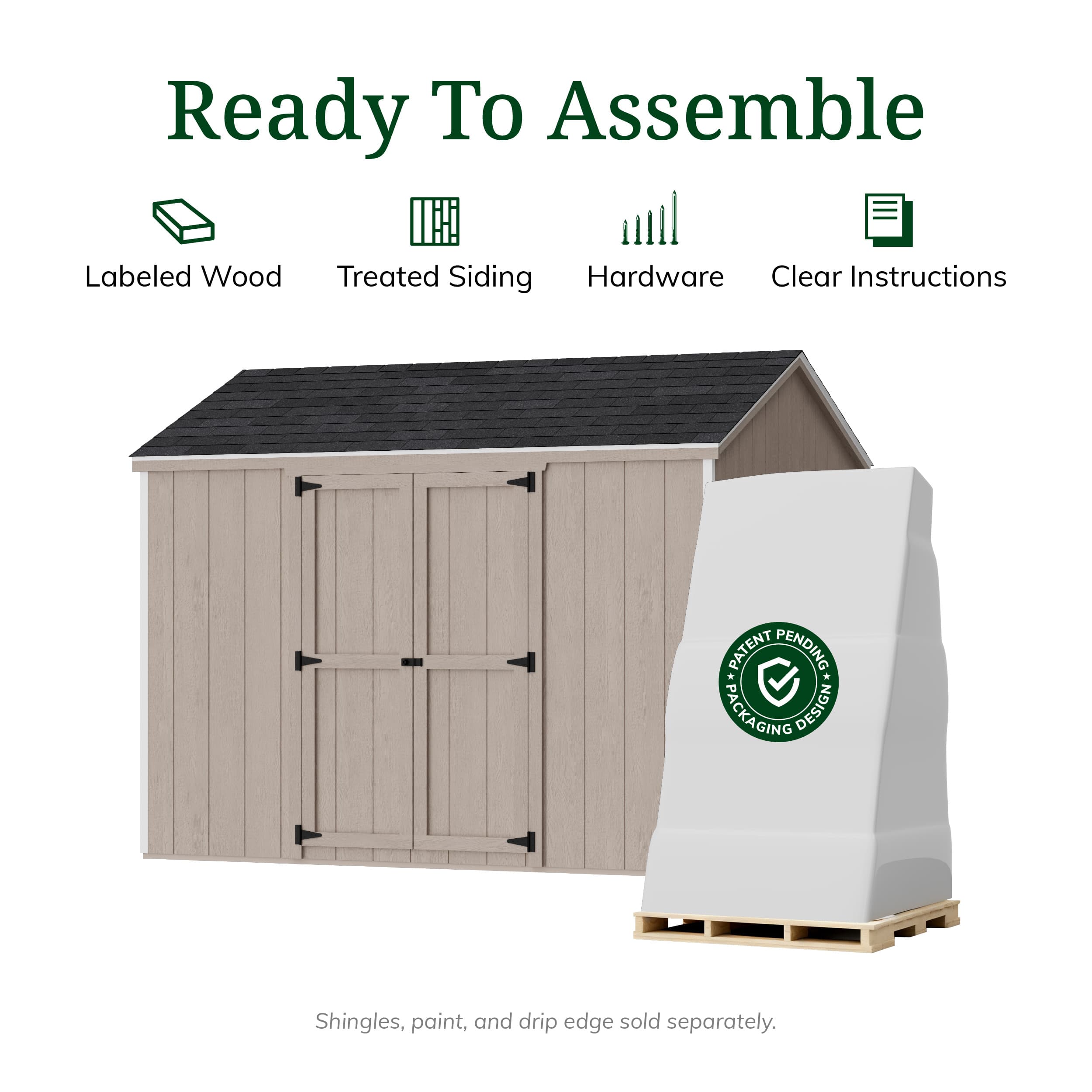 Value Gable Shed with Side Entry