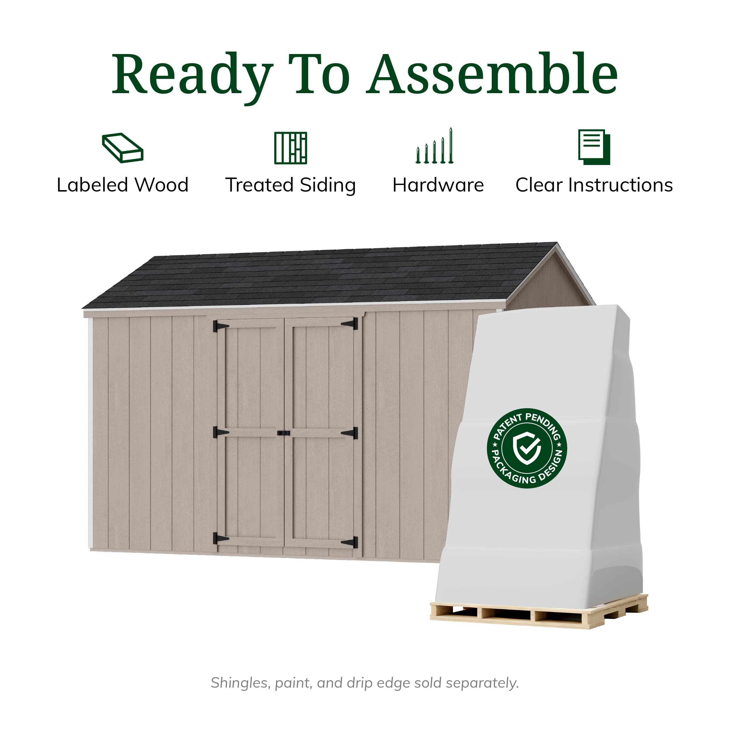 Value Gable Shed with Side Entry