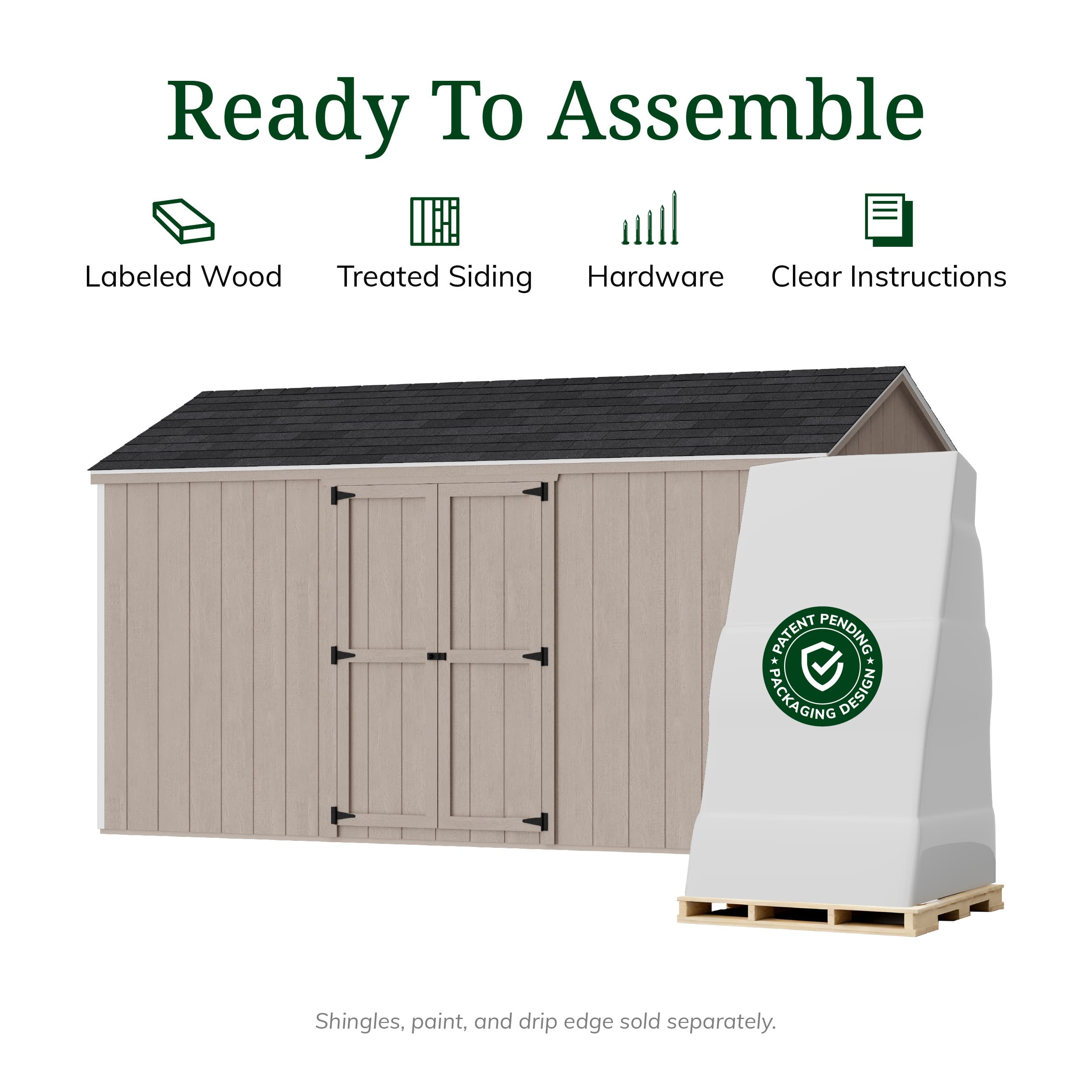 Value Gable Shed with Side Entry