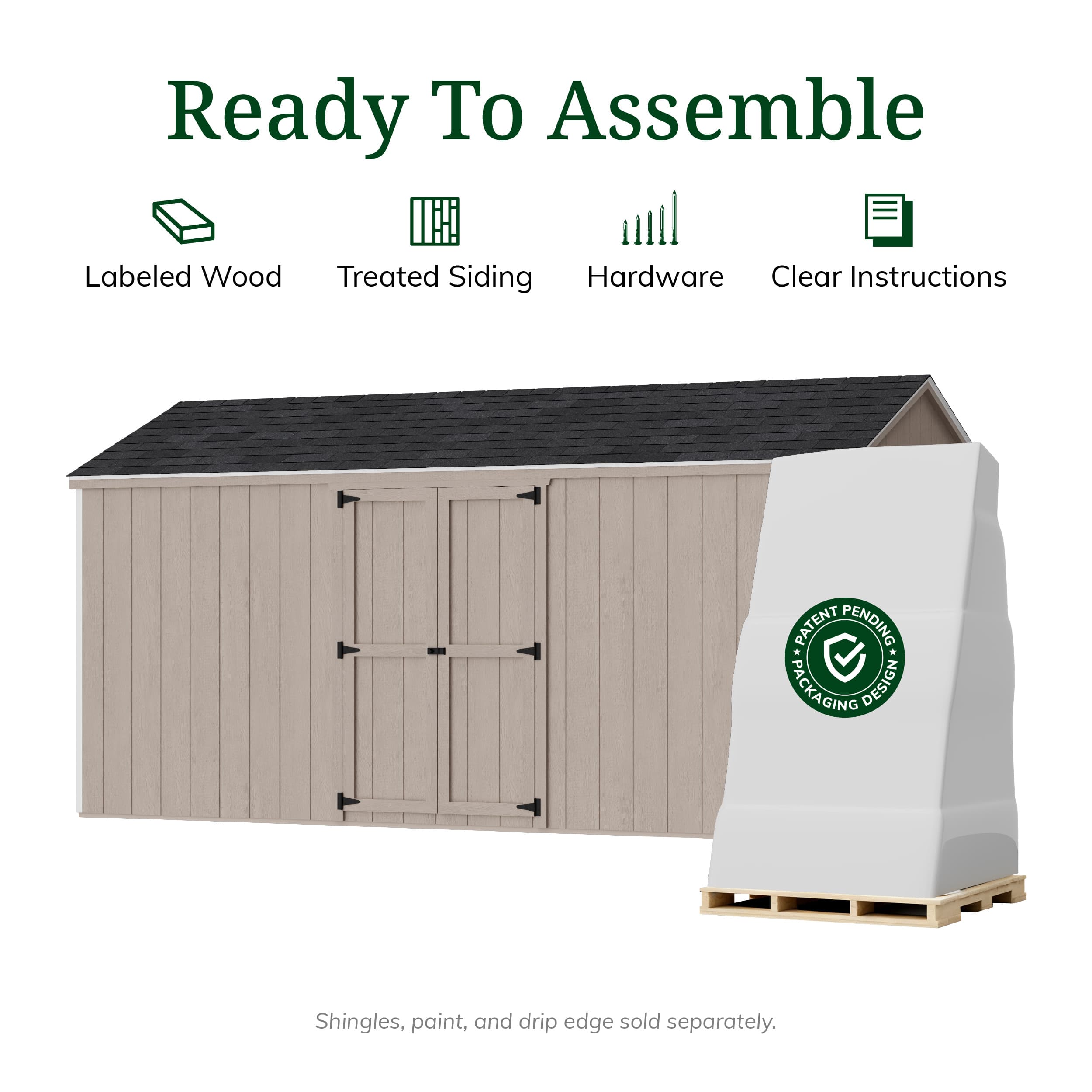 Value Gable Shed with Side Entry