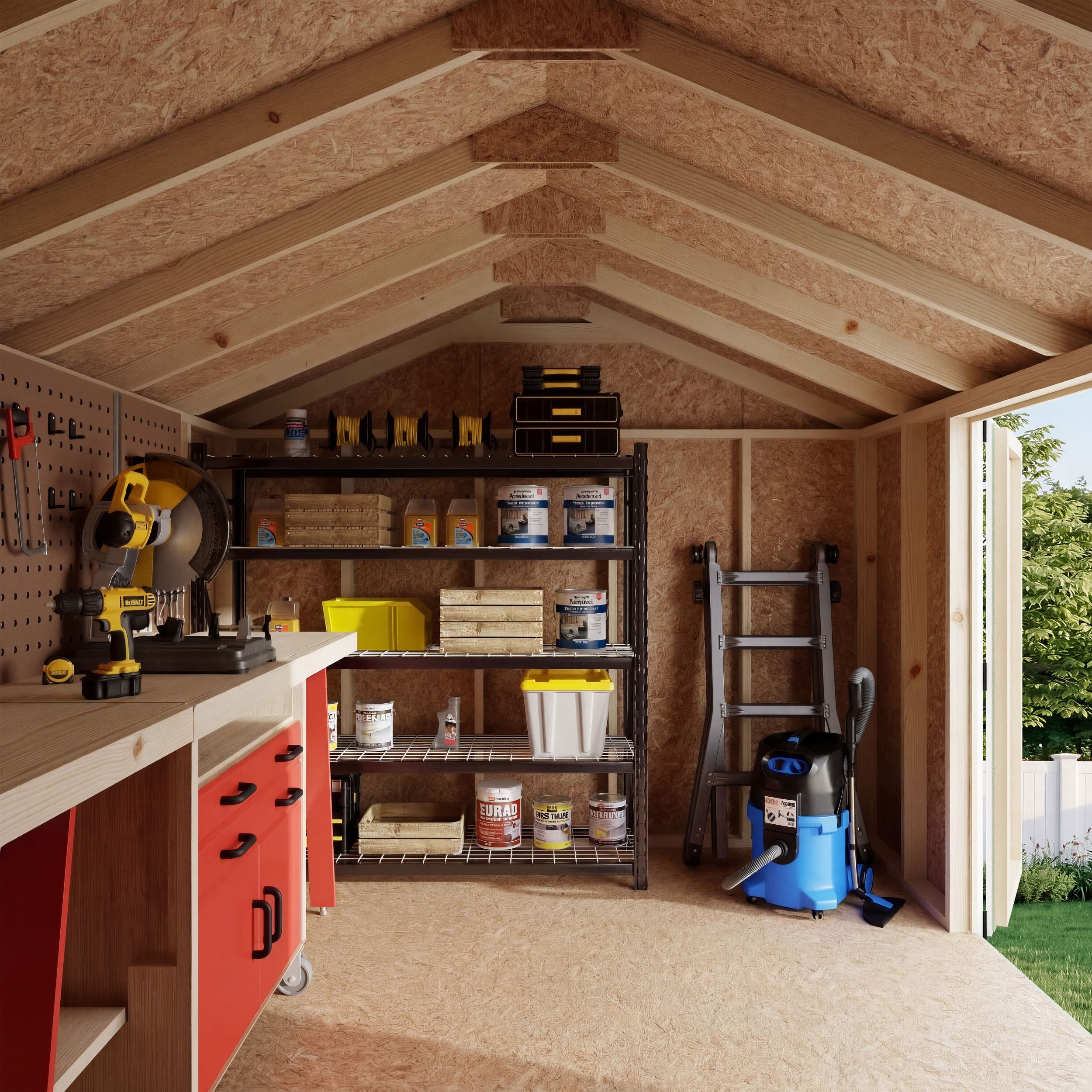 Value Gable Shed with Side Entry