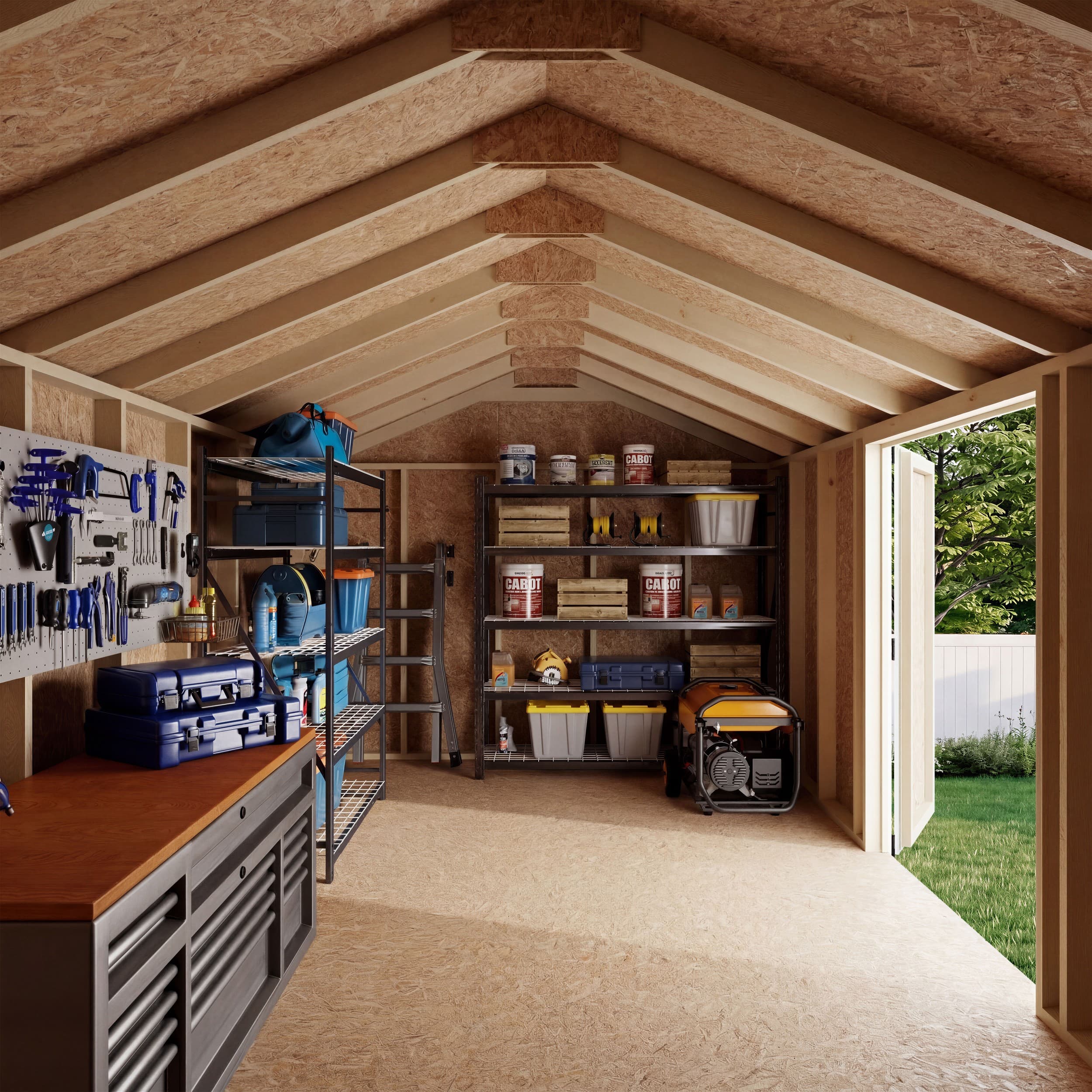 Value Gable Shed with Side Entry